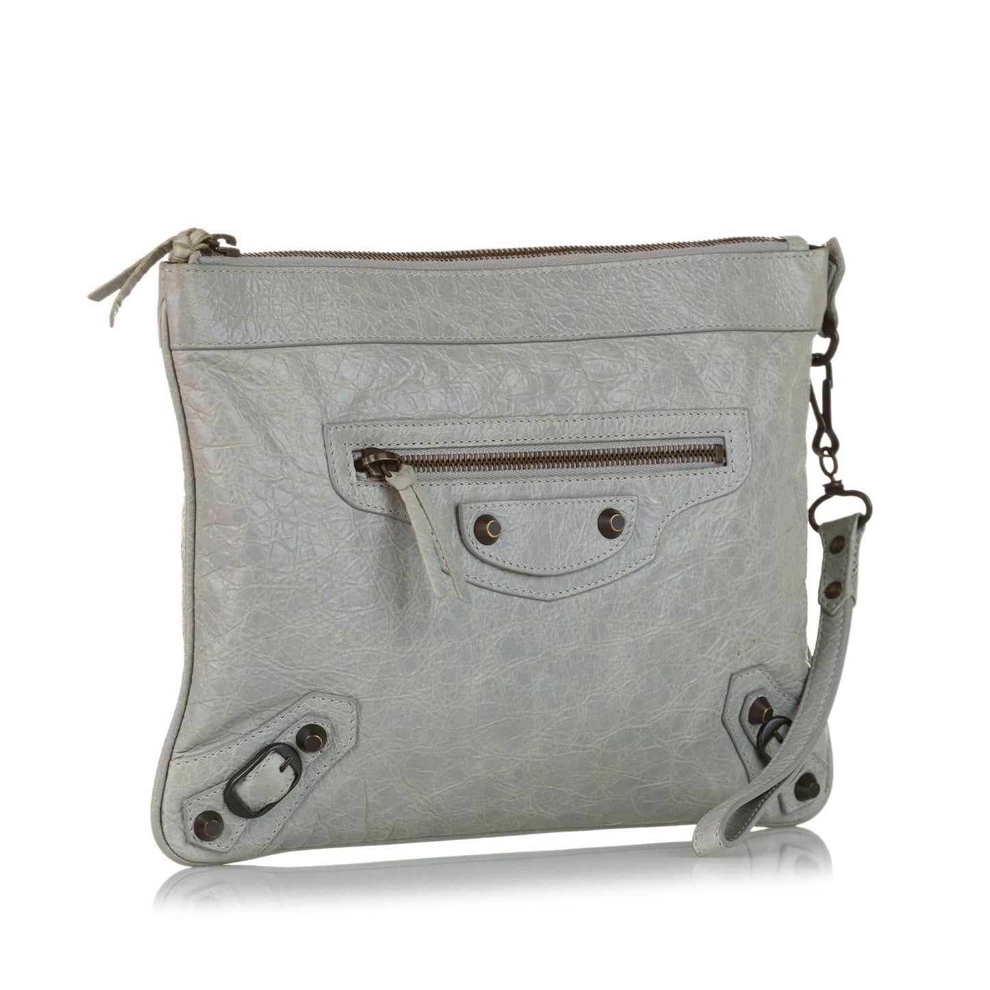 Luxury Balenciaga Trending 2026 Motocross Lambskin Leather Clutch Bag (SHG-37473)