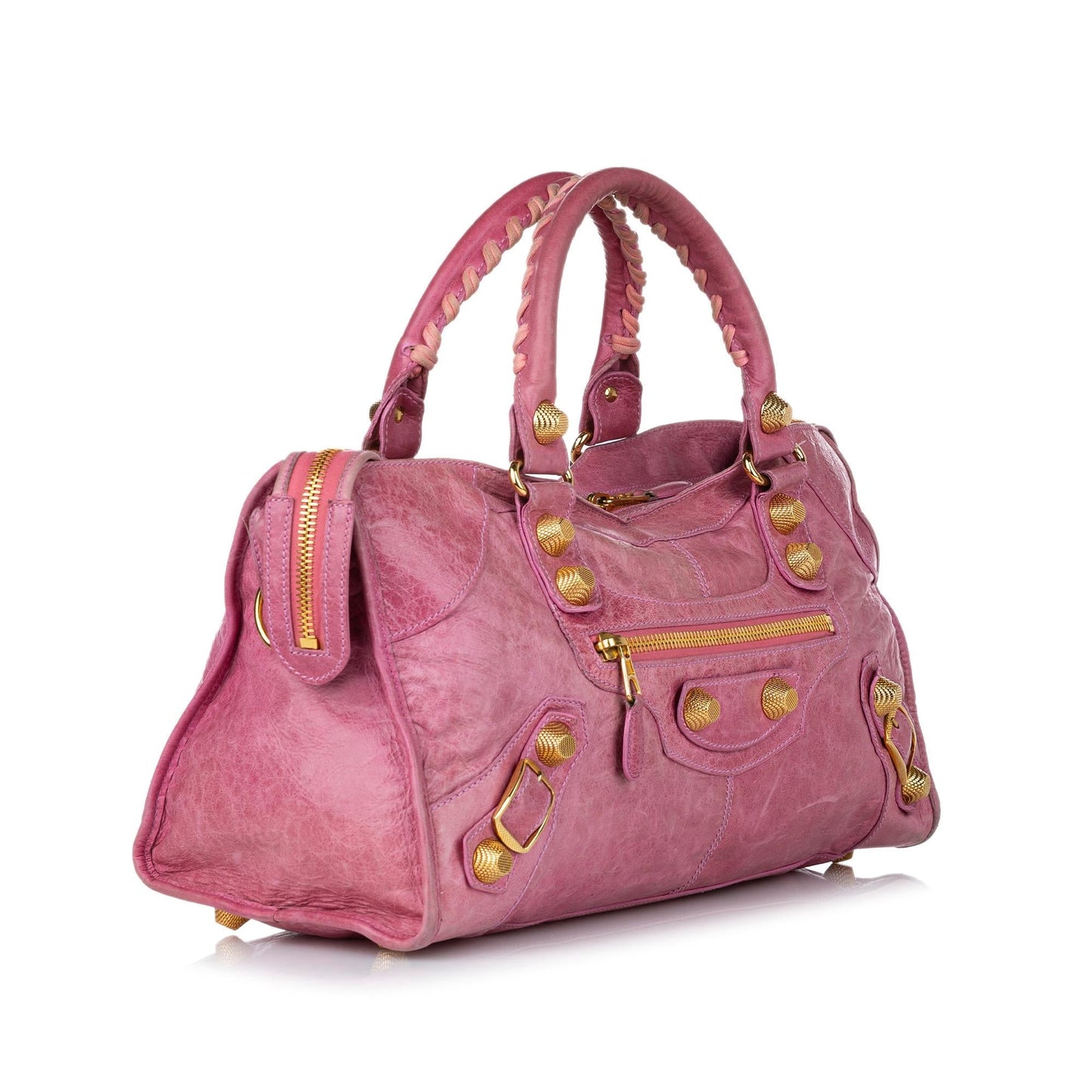Luxury Balenciaga Trending 2026 Motocross Part Time Giant 21 Leather Satchel (SHG-28722)