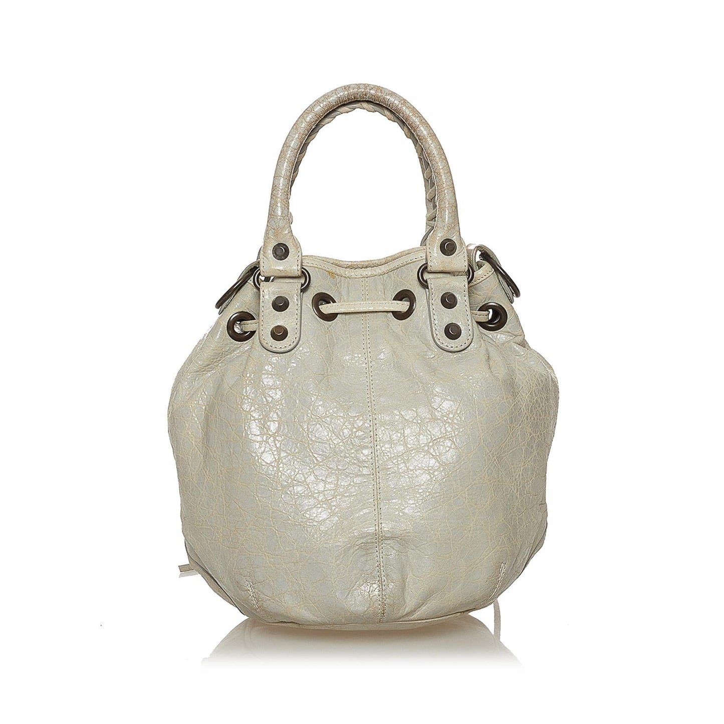 Luxury Balenciaga Trending 2026 Motocross Pom Pom Leather Satchel (SHG-28569)