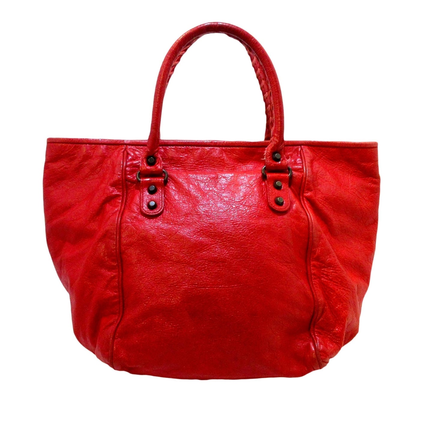 Luxury Balenciaga Trending 2026 Motocross Sunday Leather Tote Bag (SHG-36401)