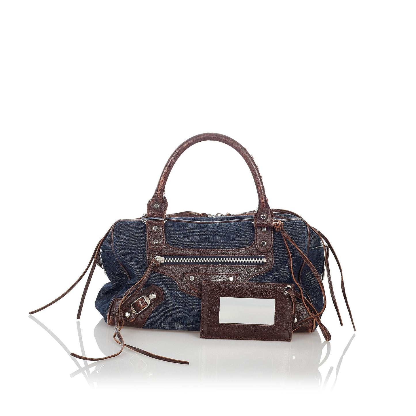 Luxury Balenciaga Trending 2026 Motocross Twiggy Denim Handbag (SHG-27194)