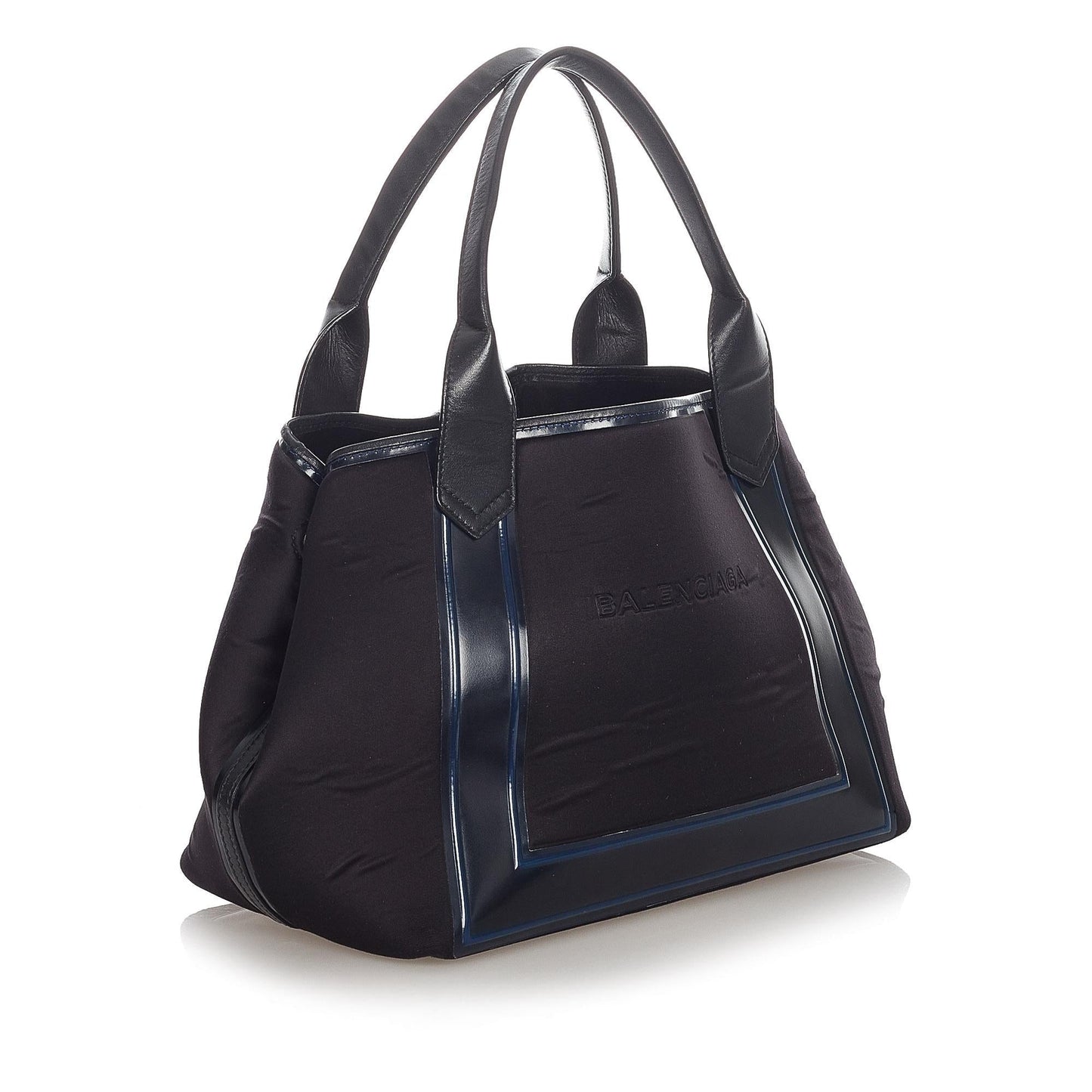Luxury Balenciaga Trending 2026 Navy Cabas S Canvas Tote Bag (SHG-22964)