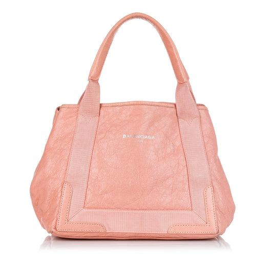 Luxury Balenciaga Trending 2026 Navy Cabas S Leather Tote Bag (SHG-37888)