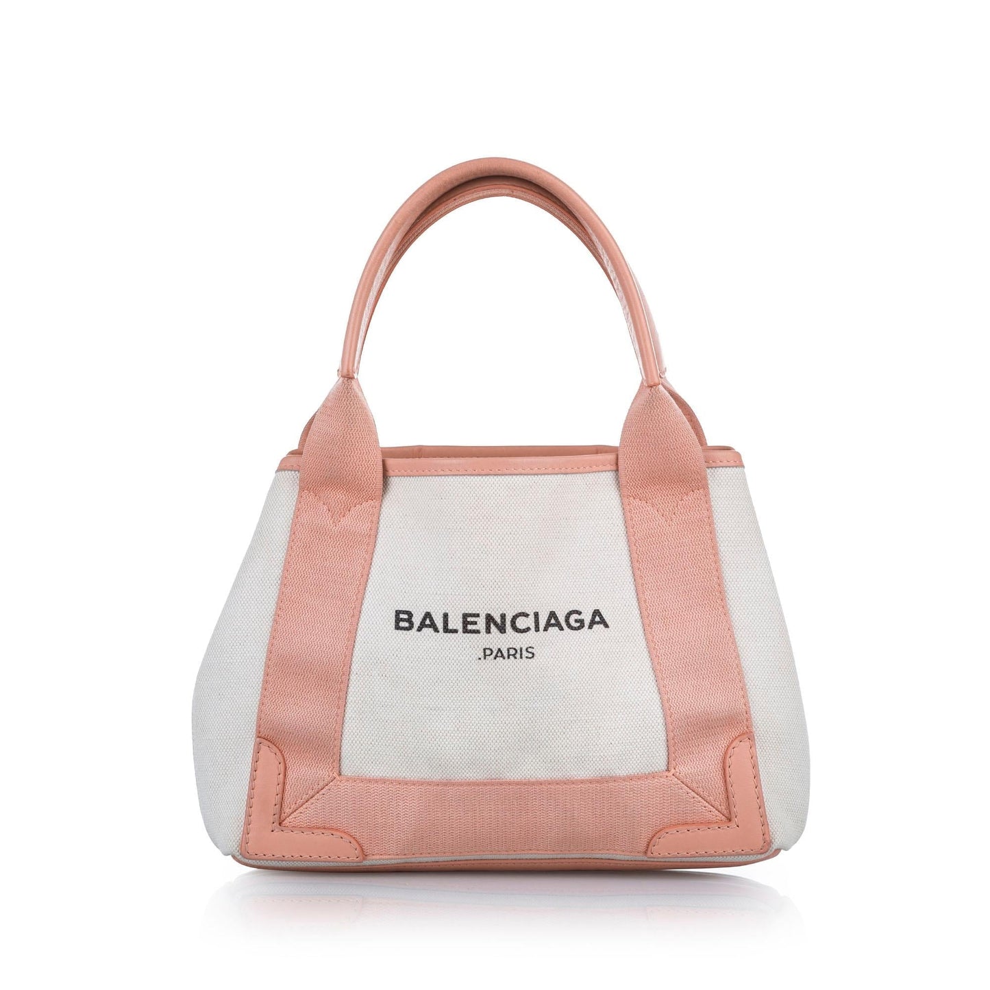 Luxury Balenciaga Trending 2026 Navy Cabas XS Canvas Satchel (SHG-24720)
