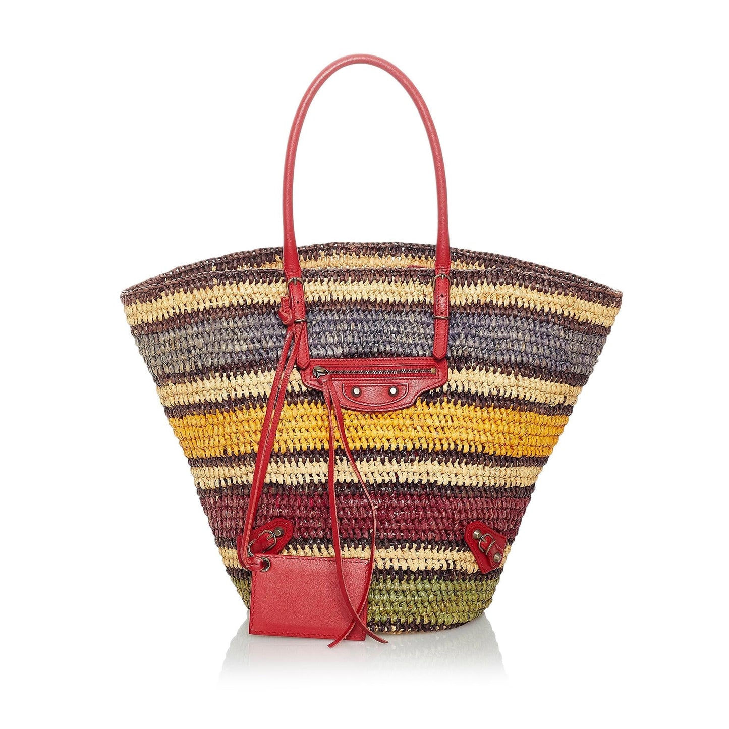 Luxury Balenciaga Trending 2026 Panier Raffia Tote Bag (SHG-30111)