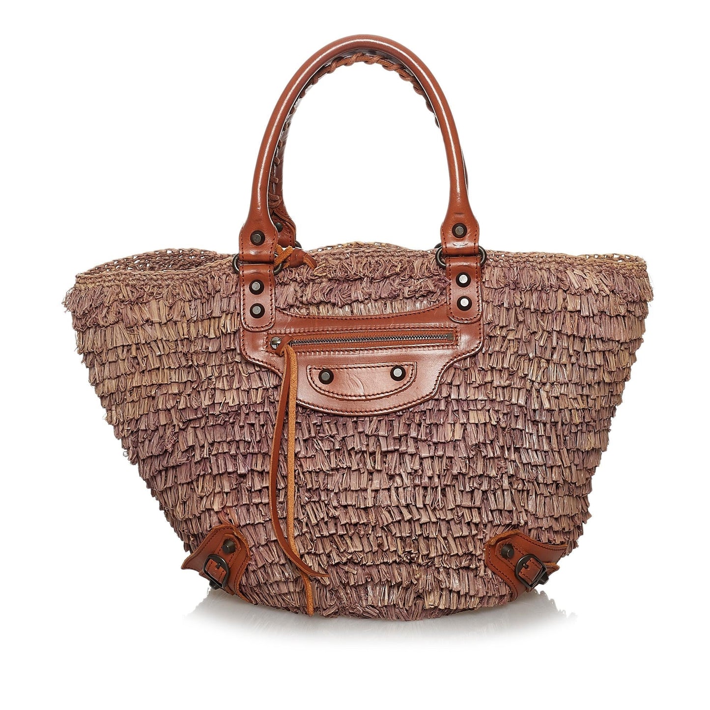 Luxury Balenciaga Trending 2026 Panier Raffia Tote Bag (SHG-30338)