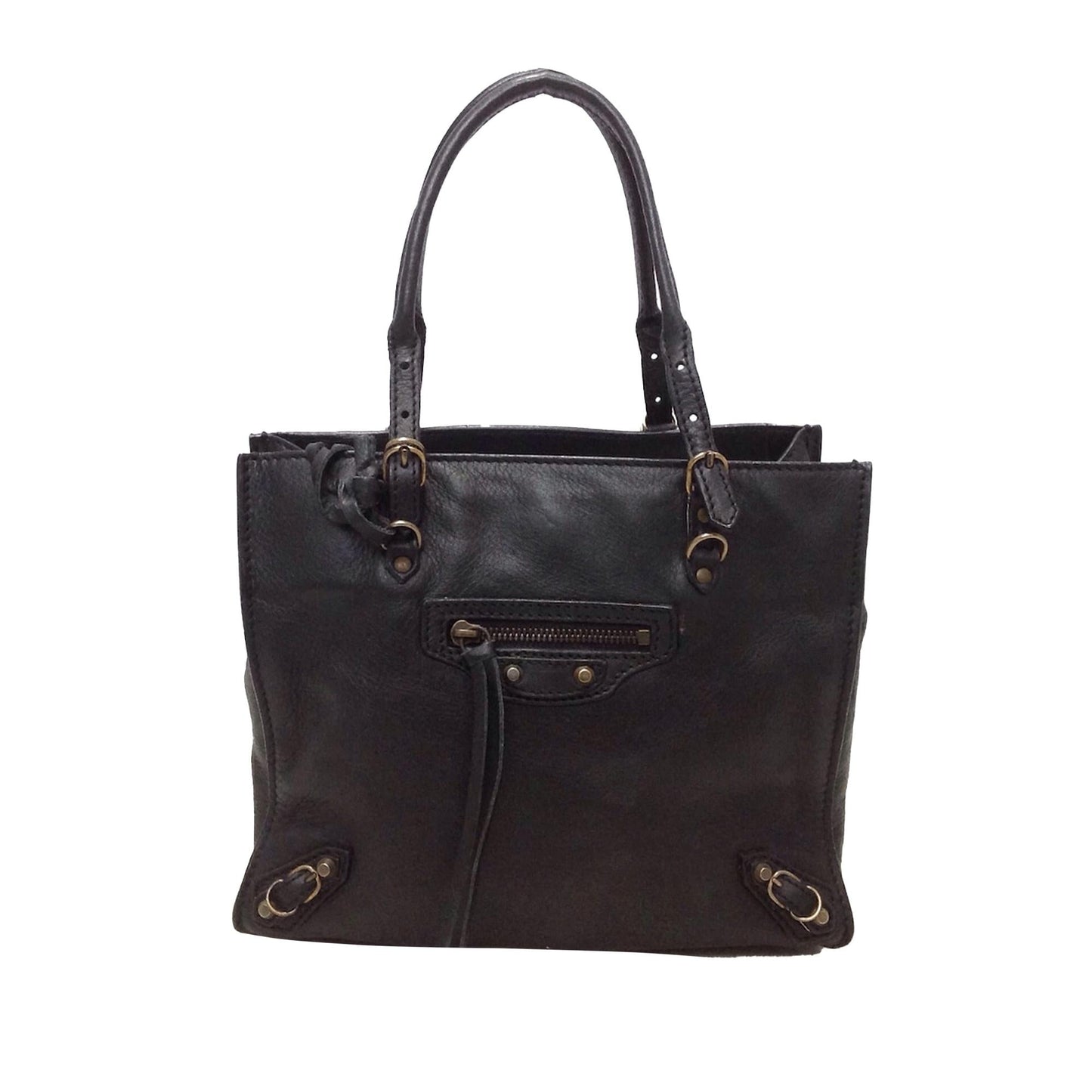 Luxury Balenciaga Trending 2026 Papier A4 Leather Satchel (SHG-27903)