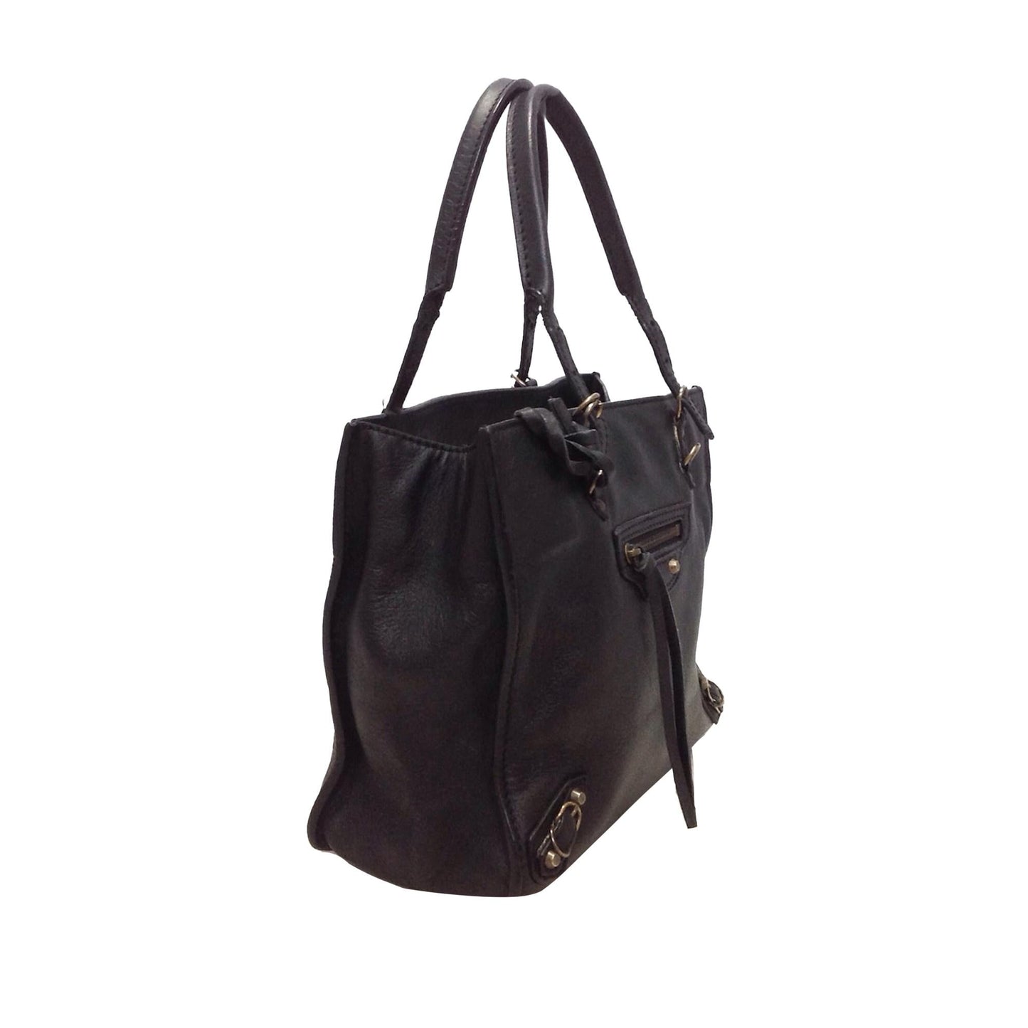Luxury Balenciaga Trending 2026 Papier A4 Leather Satchel (SHG-27903)