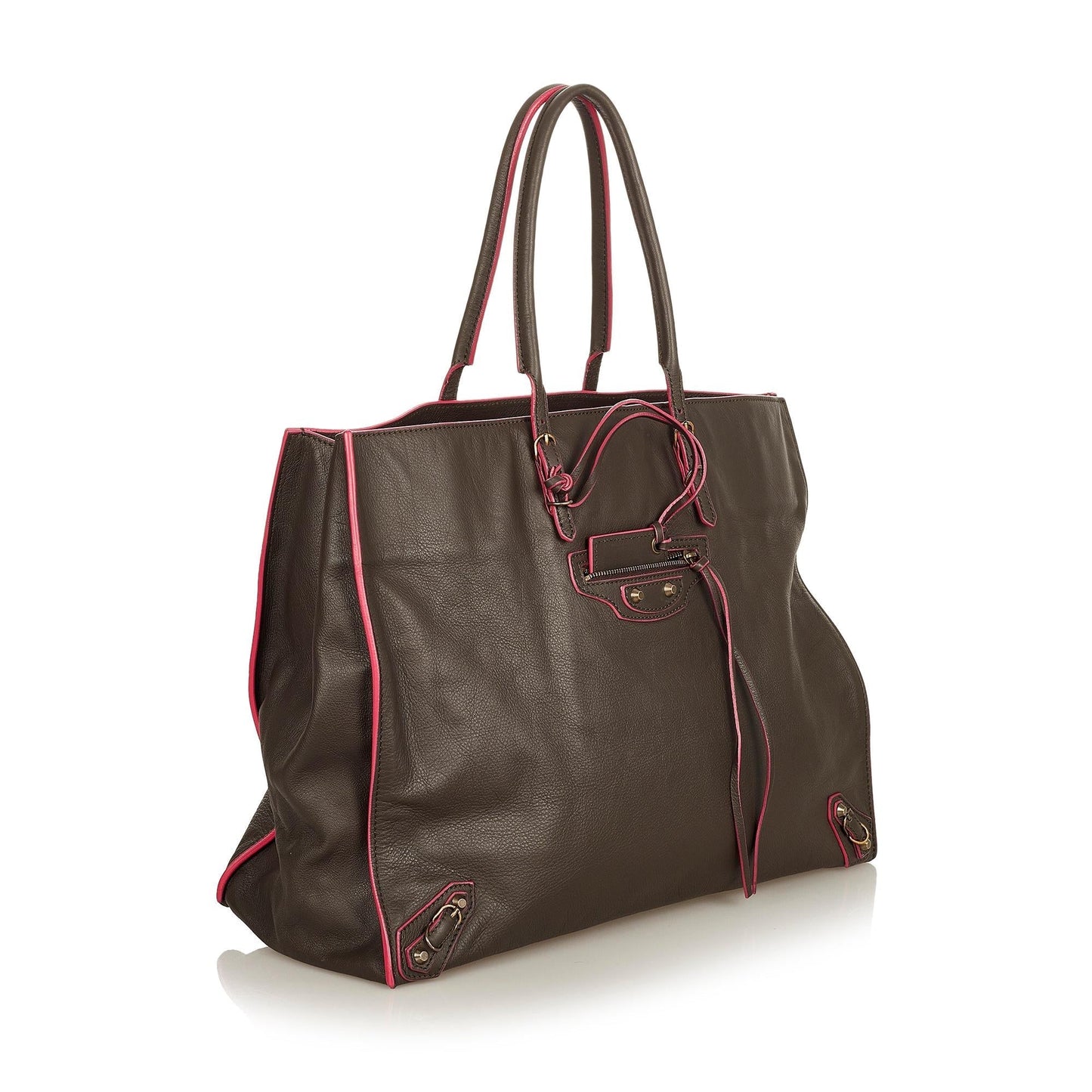 Luxury Balenciaga Trending 2026 Papier A4 Leather Zip-Around Tote (SHG-26450)
