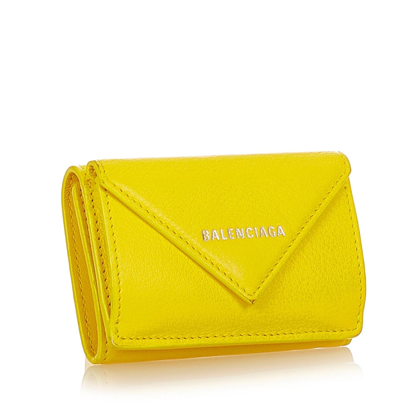 Luxury Balenciaga Trending 2026 Papier Leather Compact Wallet (SHG-25198)