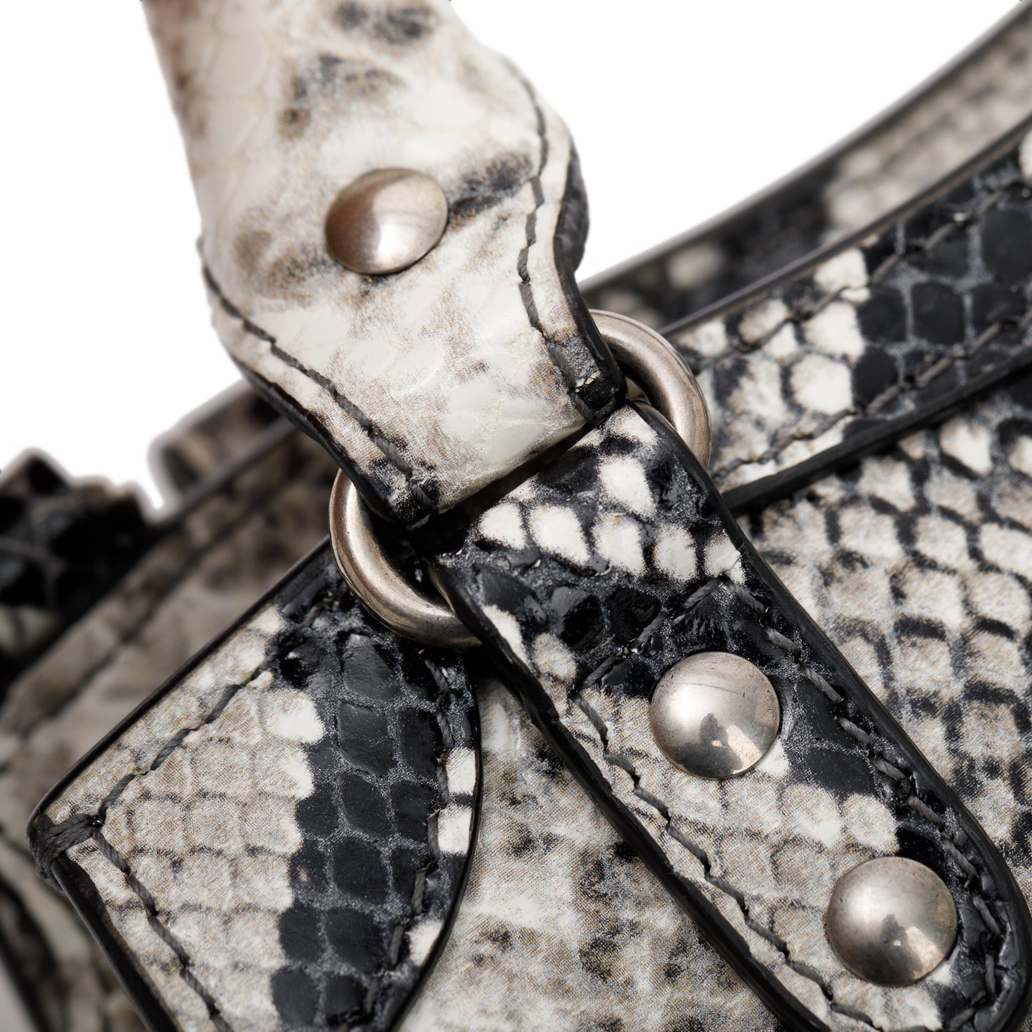 Balenciaga Python Embossed Neo Classic Mini City Bag