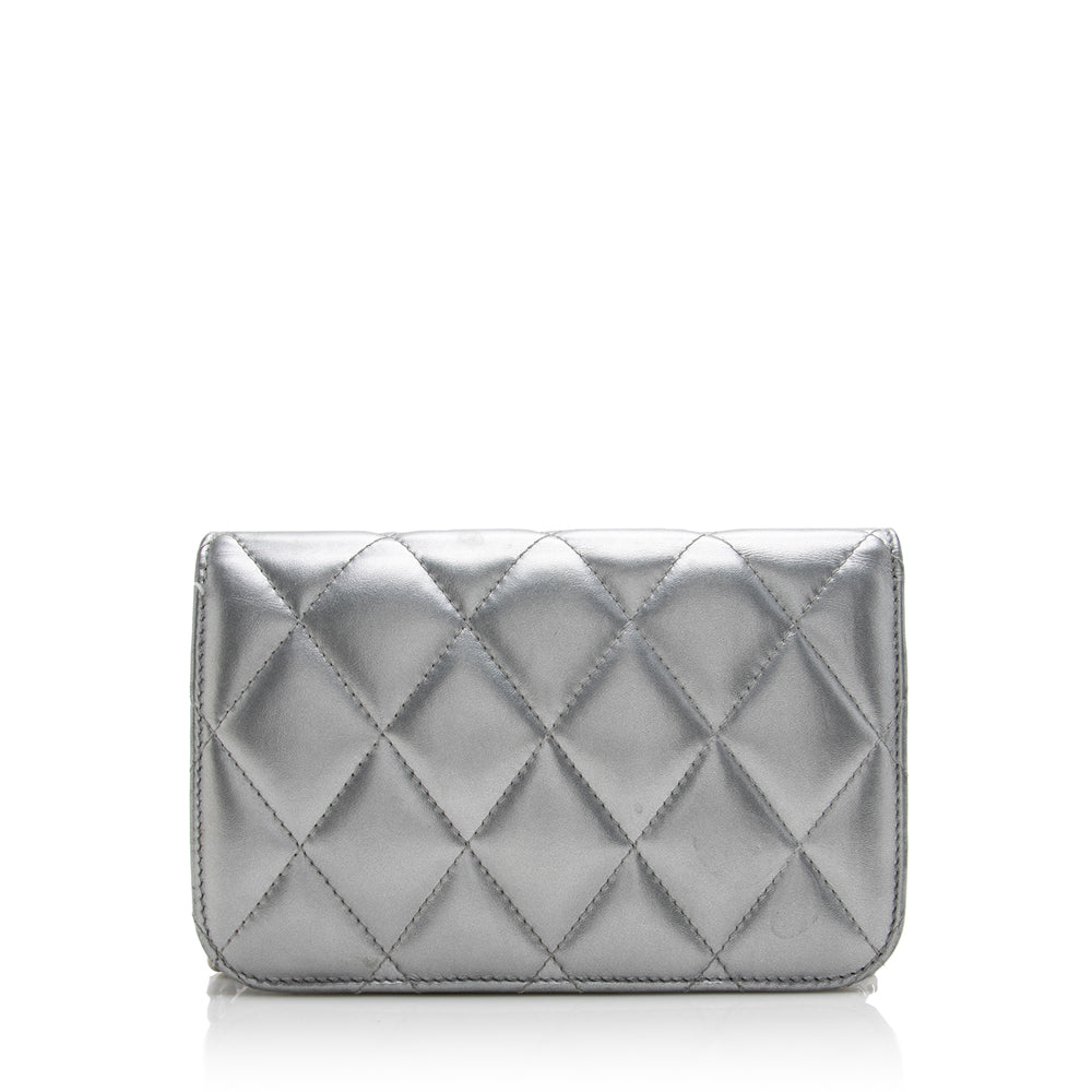 Luxury Balenciaga Trending 2026 Quilted Metallic Leather B Dot Shoulder Bag (SHF-16927)