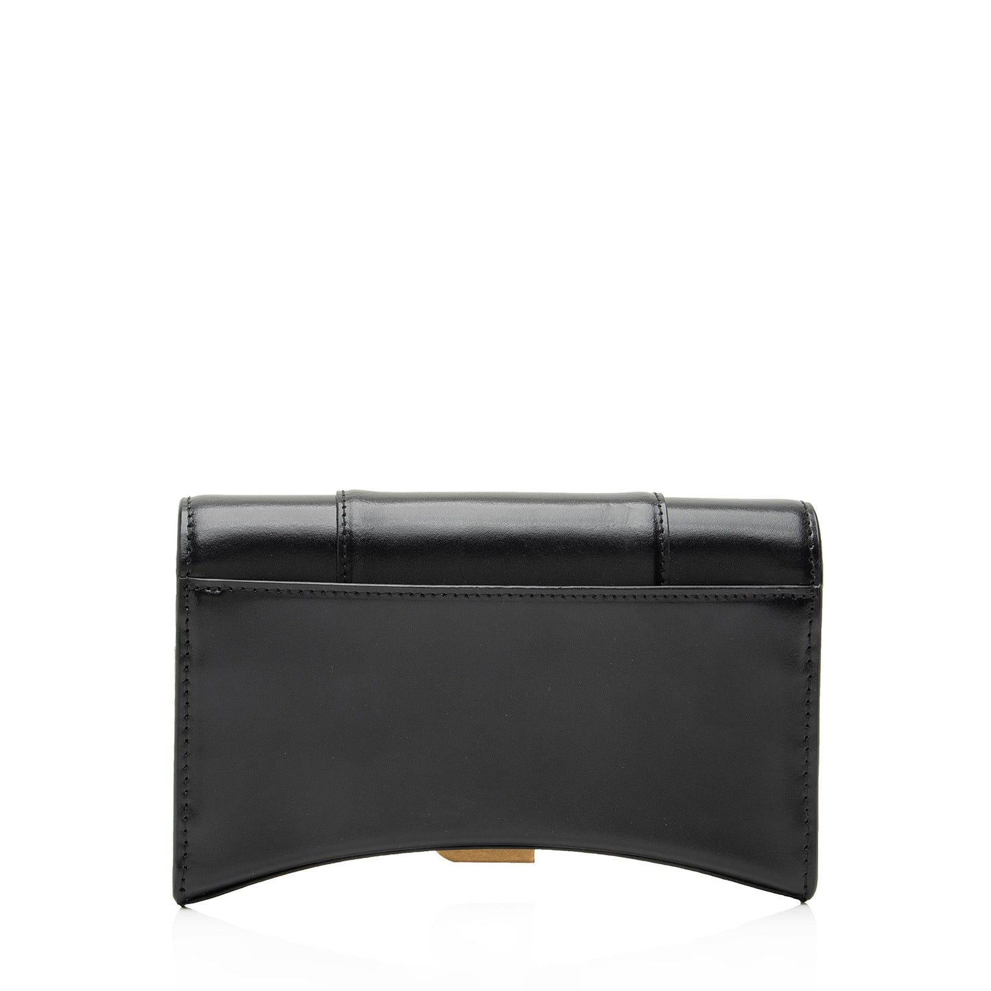 Luxury Balenciaga Trending 2026 Shiny Calfskin Hourglass Wallet on Chain Bag (SHF-23824)