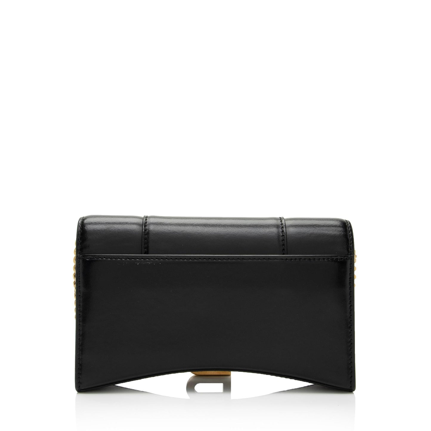 Luxury Balenciaga Trending 2026 Shiny Calfskin Hourglass Wallet on Chain Bag (SHF-RgTbFx)