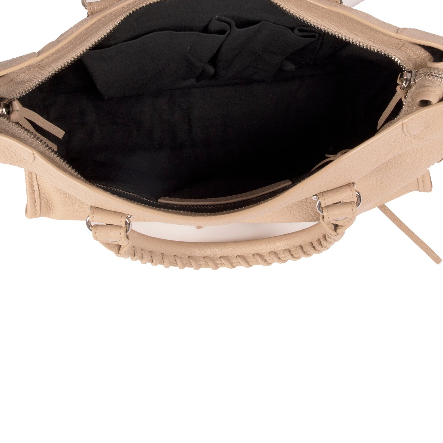 Balenciaga Small Motocross Classic Metallic Edge City Bag