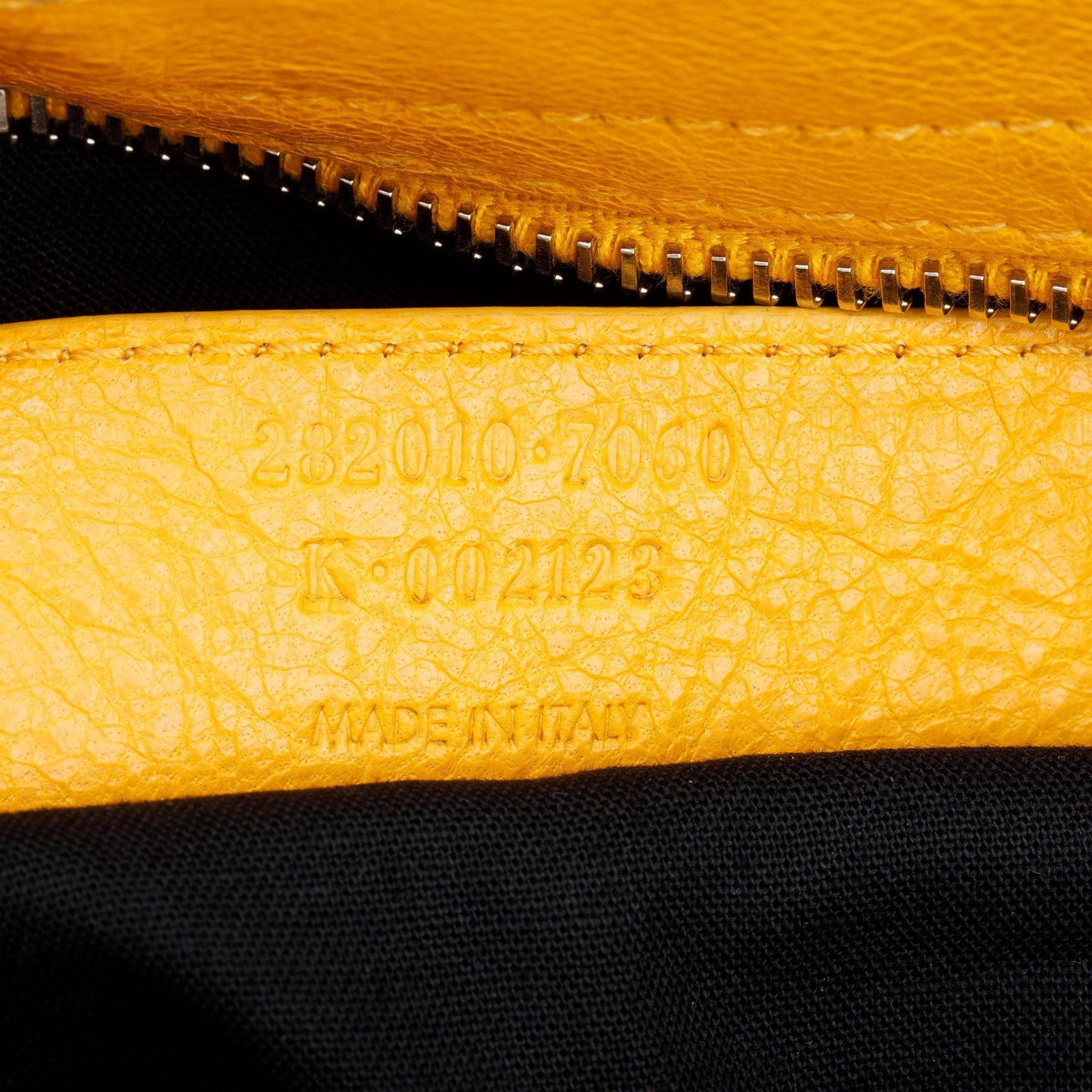 Balenciaga Yellow Agneau Leather Giant 12 Velo Bag