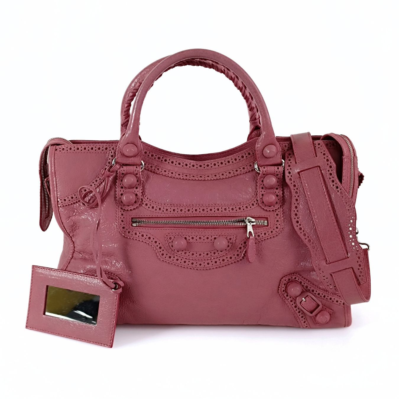 Balenciaga Balenciaga City shoulder bag in pink leather