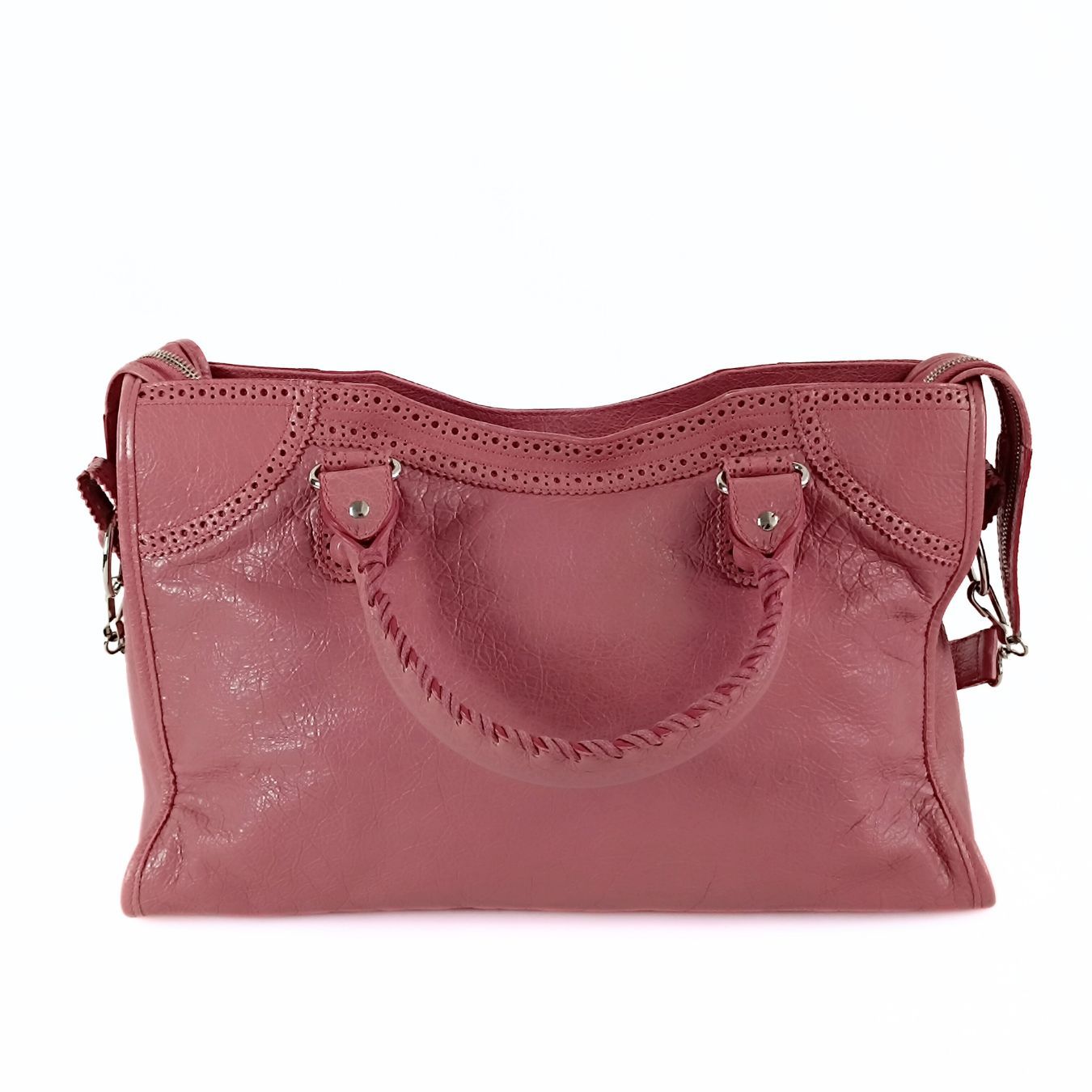 Balenciaga Balenciaga City shoulder bag in pink leather