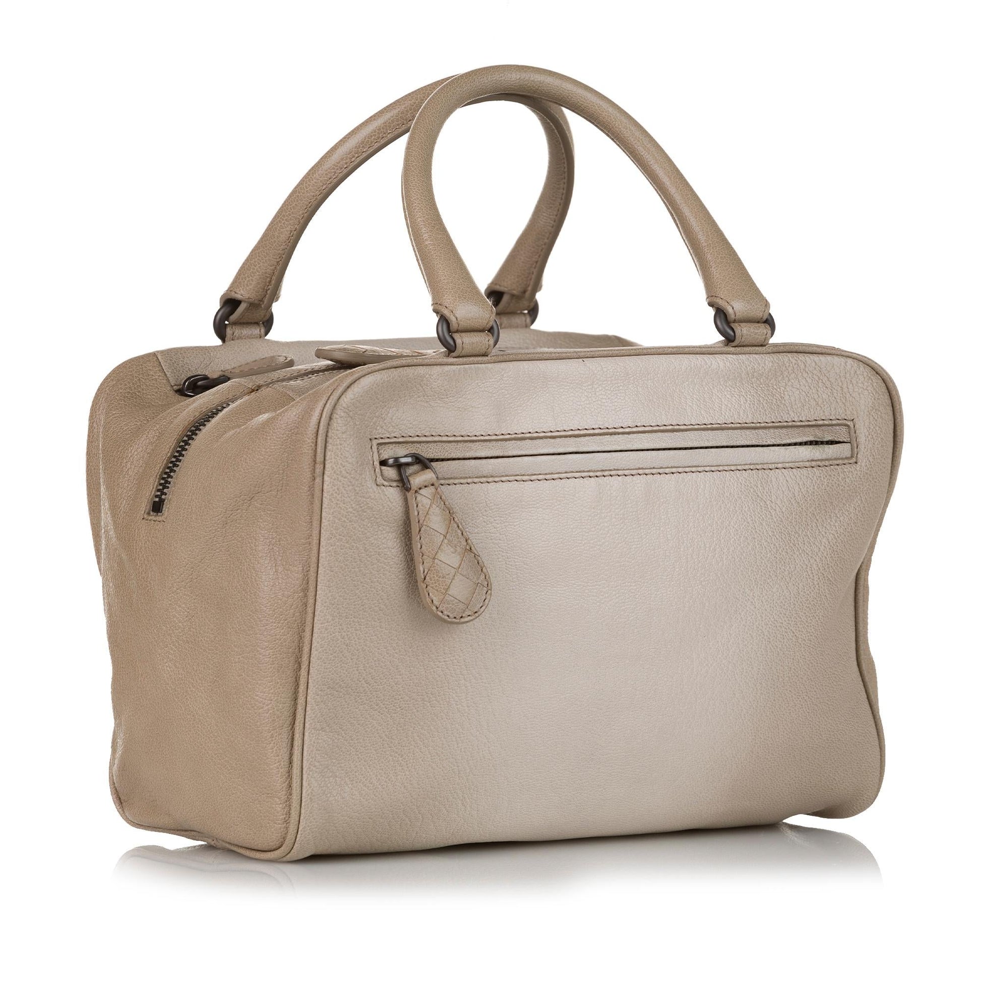 Luxury Bottega Veneta Brera Ombre Leather Handbag (SHG-35492)