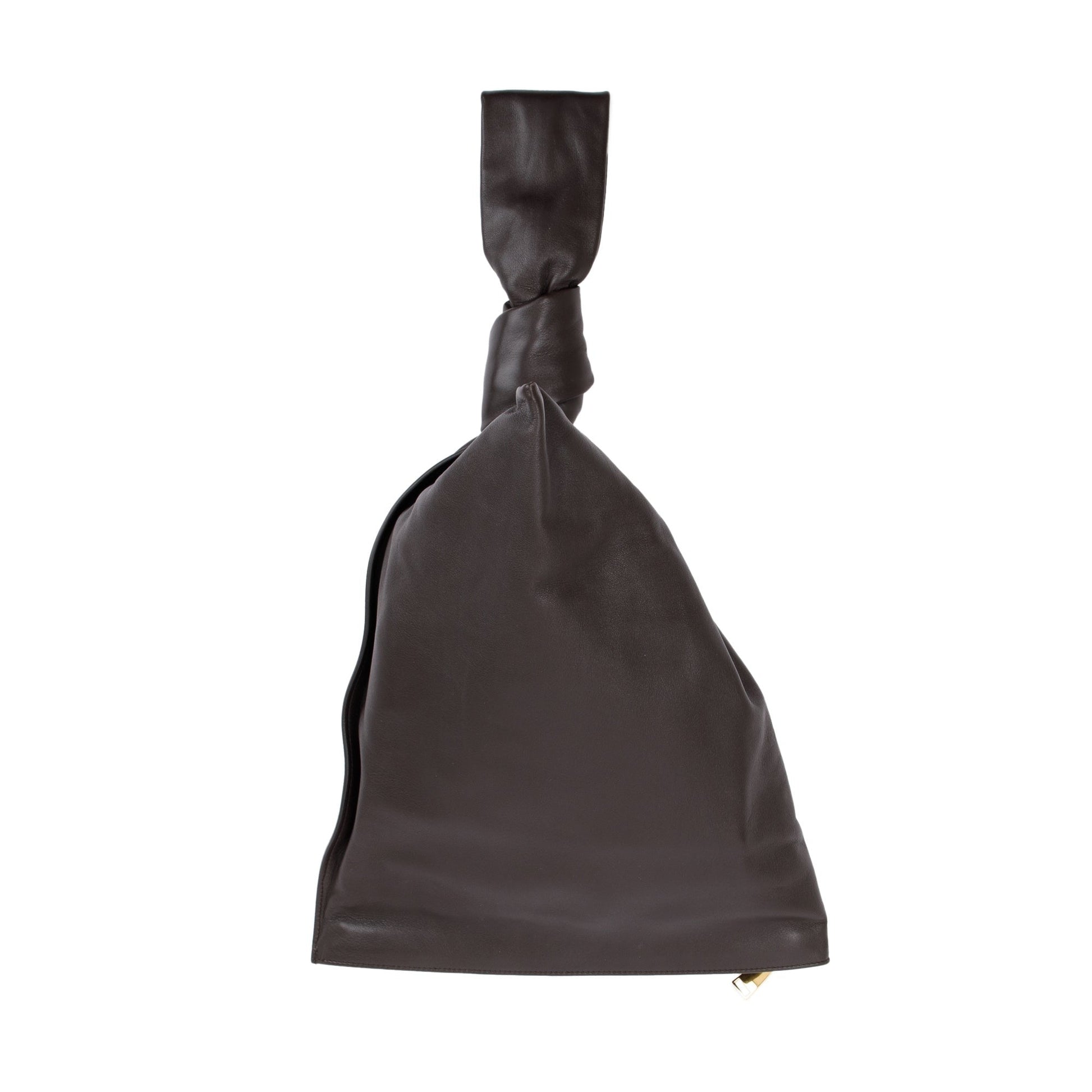 Bottega Veneta Brown Nappa Leather BV Twist Bag
