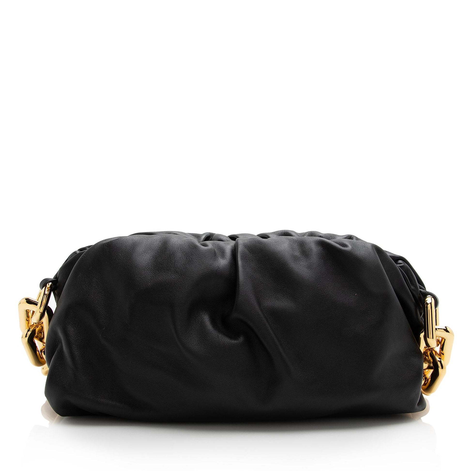 Luxury Bottega Veneta Calfskin The Chain Pouch (SHF-22788)