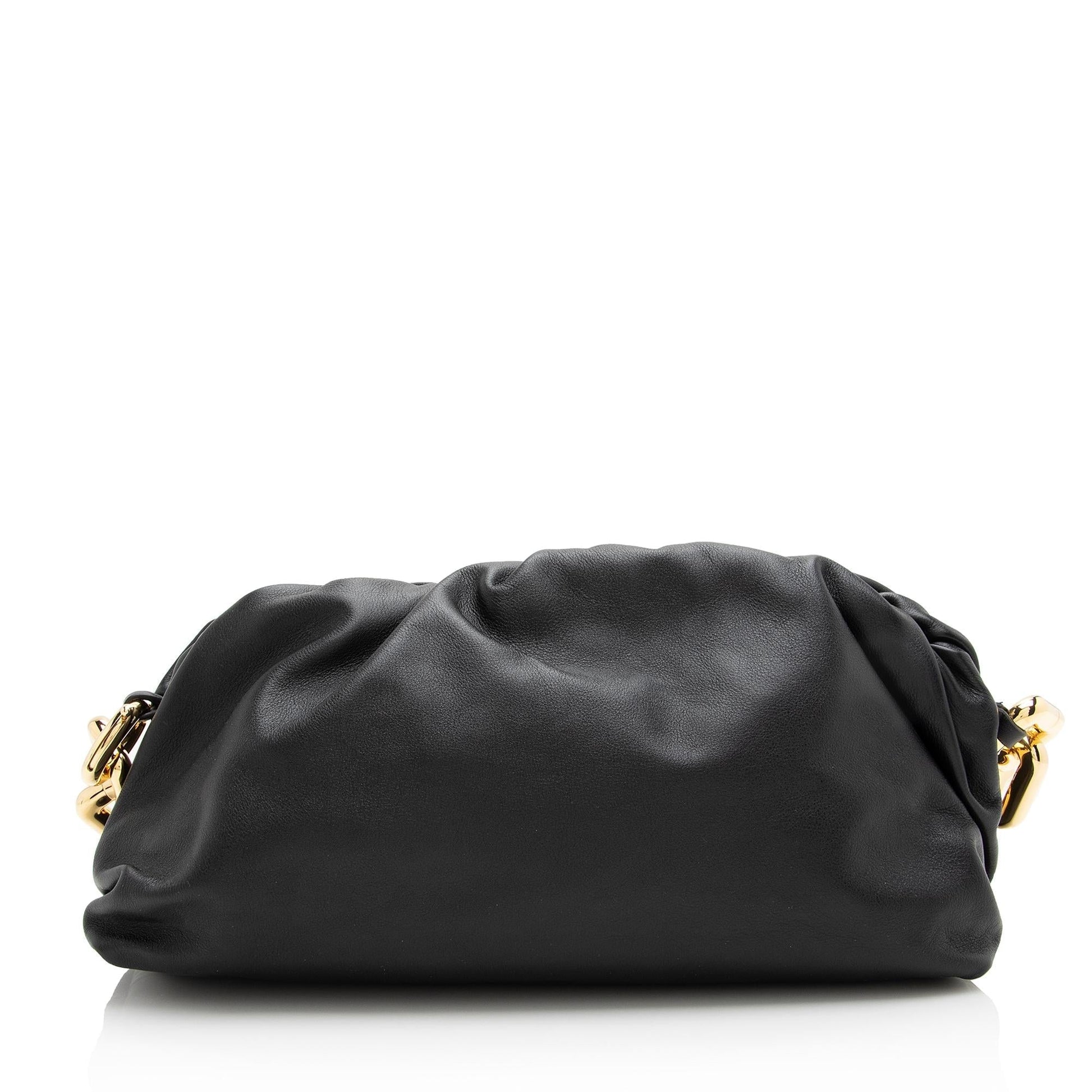 Luxury Bottega Veneta Calfskin The Chain Pouch (SHF-22886)