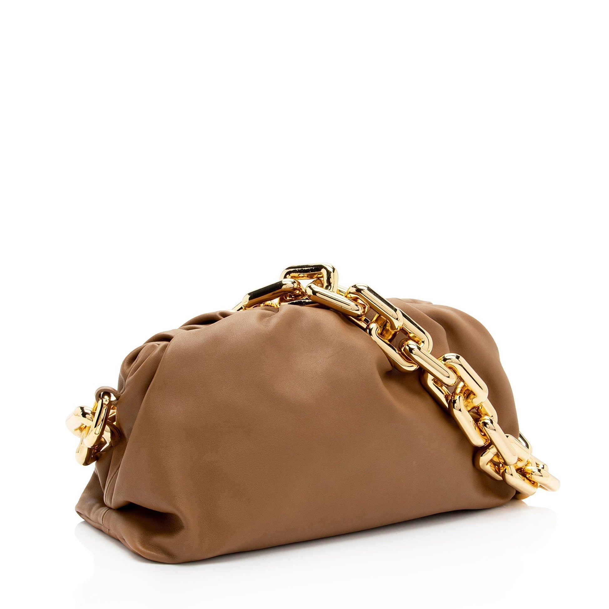 Luxury Bottega Veneta Calfskin The Chain Pouch (SHF-birXYM)
