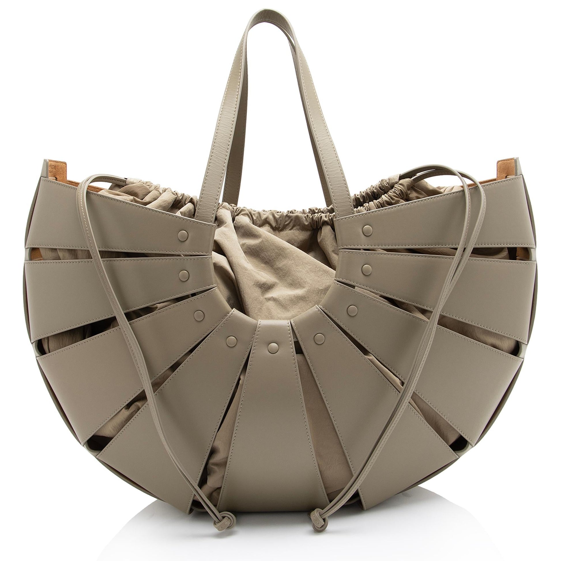 Luxury Bottega Veneta Calfskin The Shell Large Tote (SHF-23531)