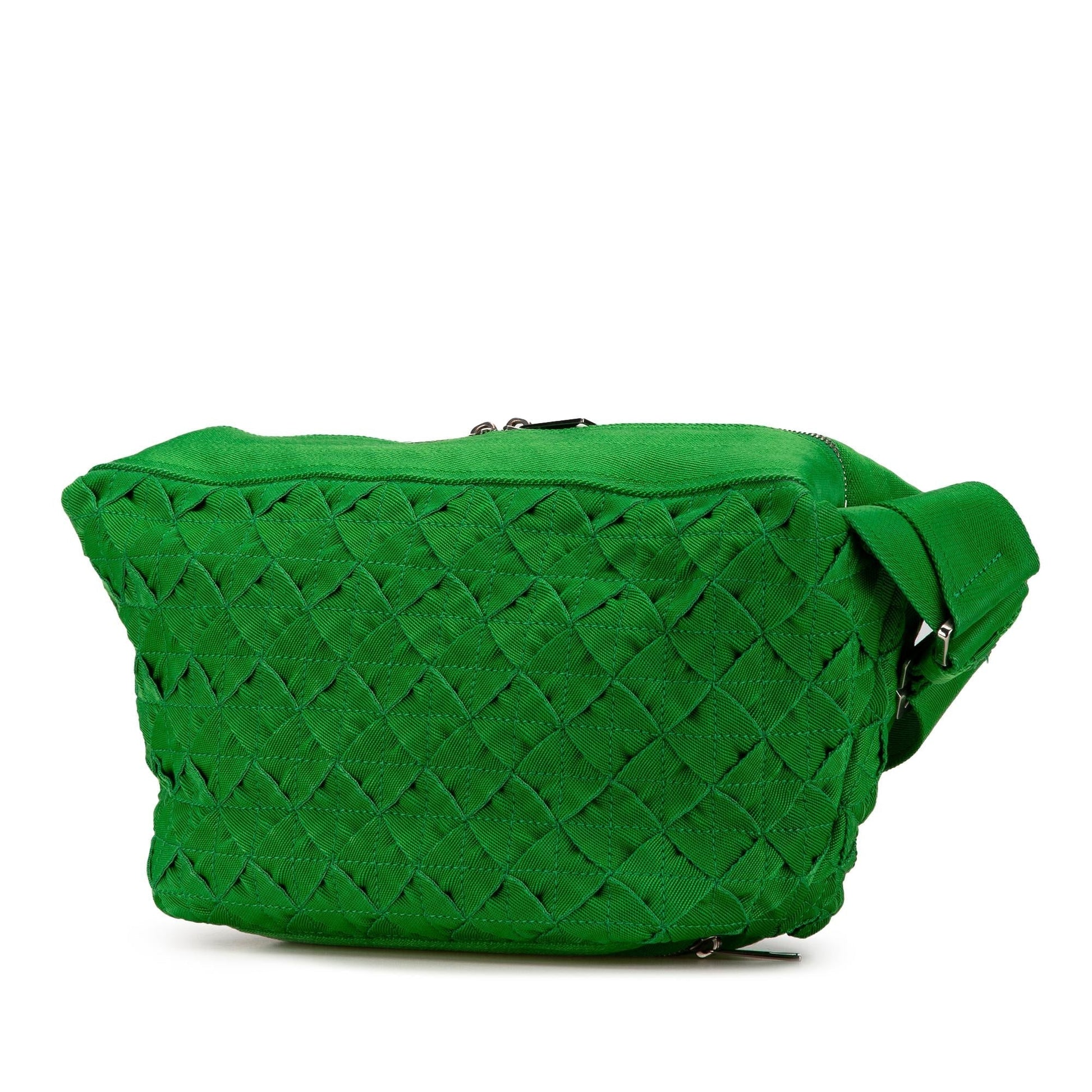 Luxury Bottega Veneta Canvas Intrecciato Webbing Cassette Crossbody (SHG-eE16vE)