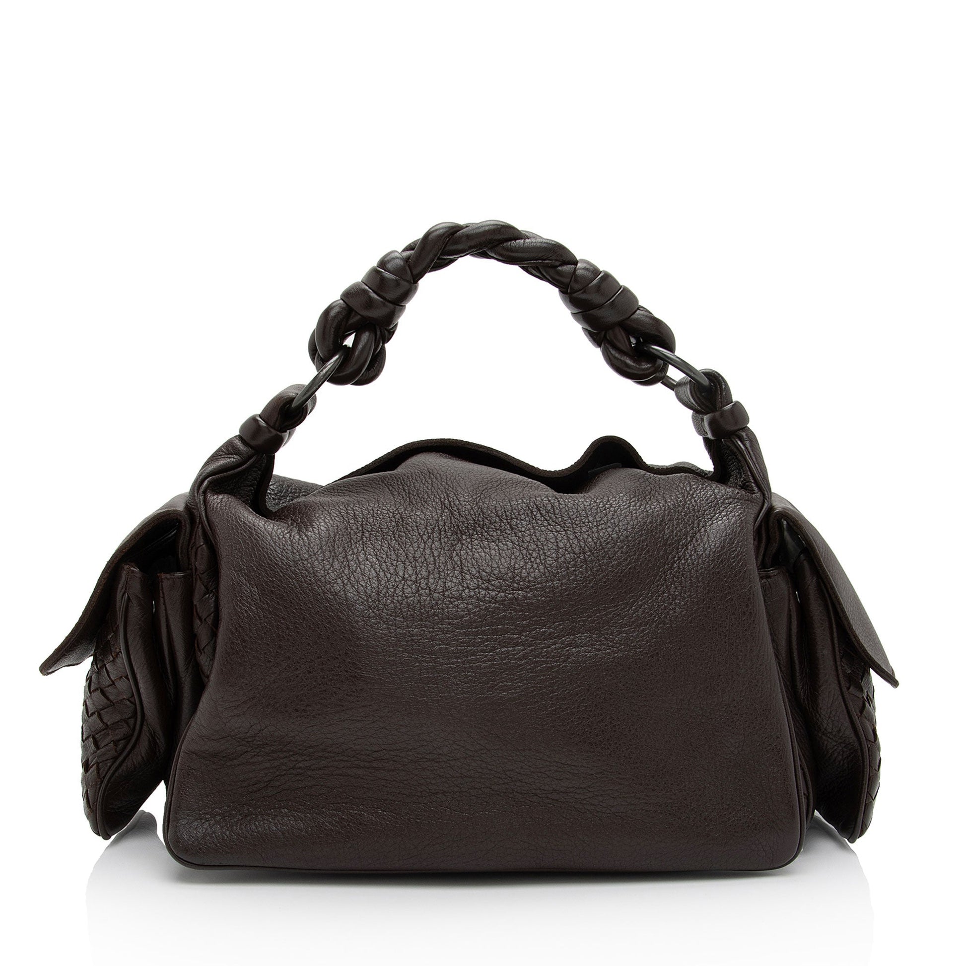 Luxury Bottega Veneta Cervo Cocker Satchel (SHF-jlBNVm)