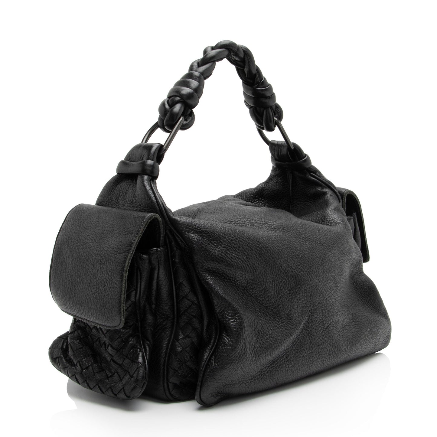 Luxury Bottega Veneta Cervo Cocker Satchel (SHF-wvkJeH)