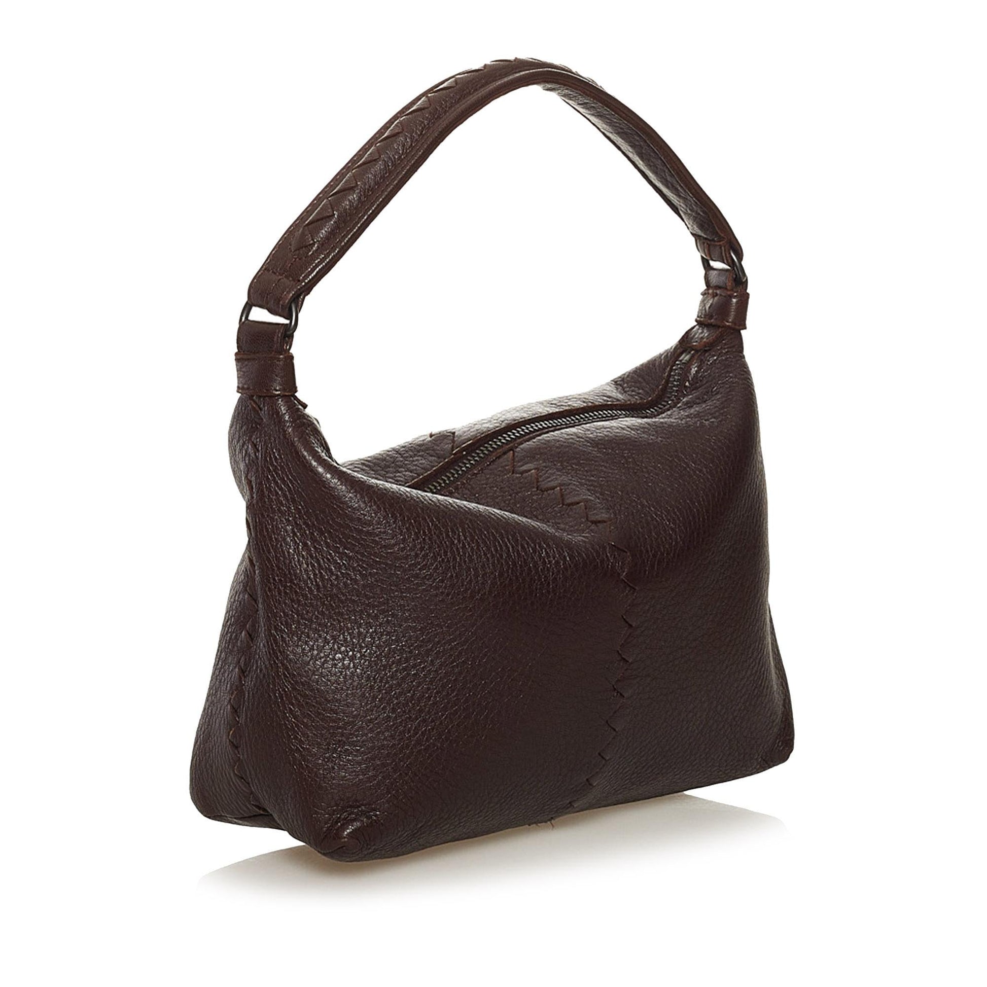 Luxury Bottega Veneta Cervo Leather Hobo Bag (SHG-34915)