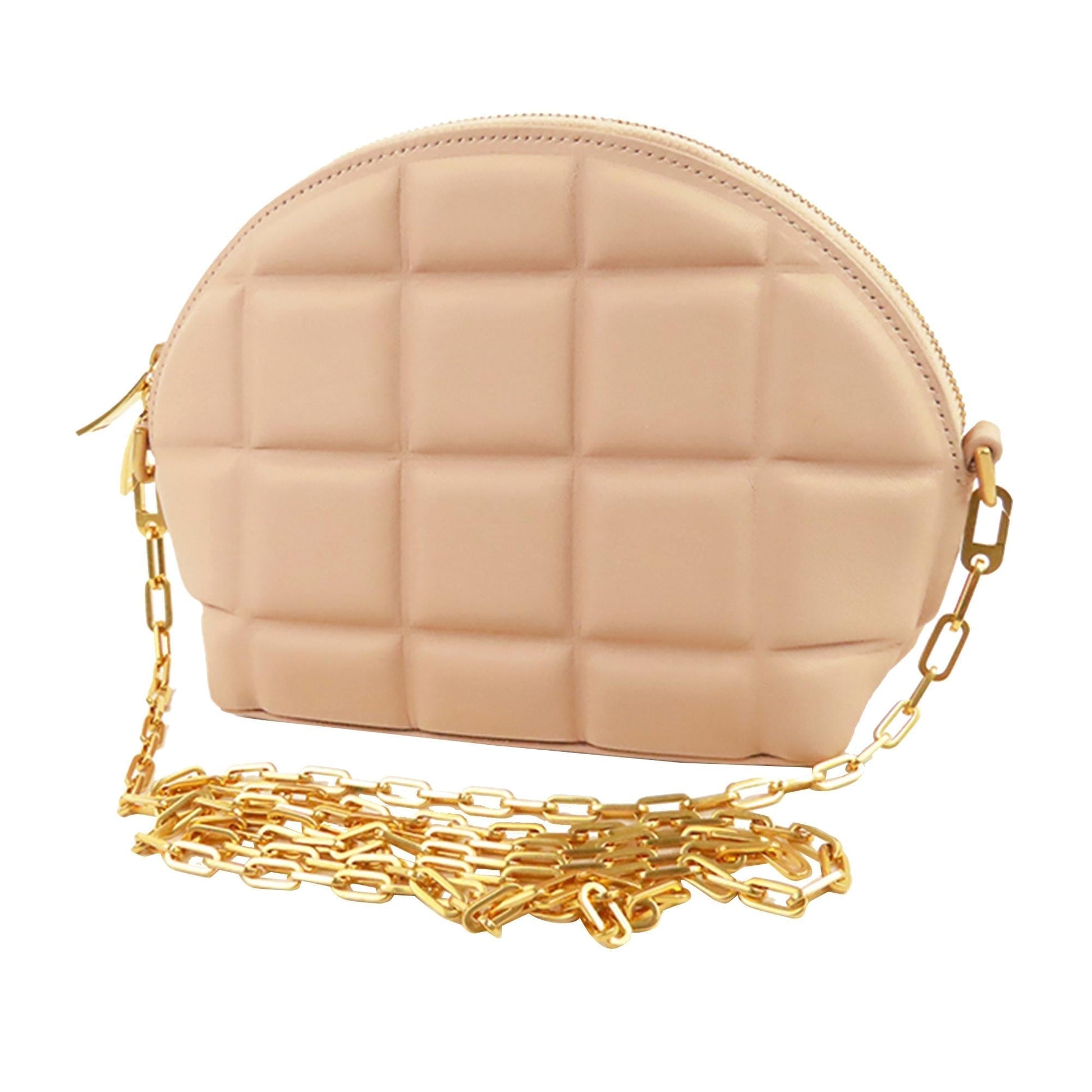 Luxury Bottega Veneta Half Moon Leather Crossbody Bag (SHG-35820)