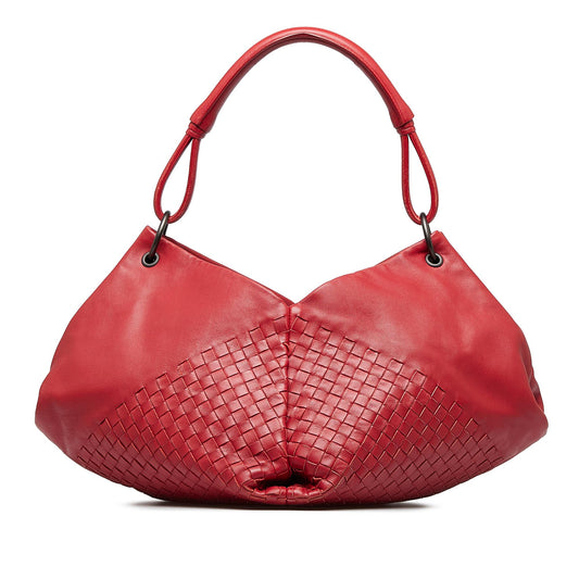Luxury Bottega Veneta Intrecciato Aquilone Fortune Cookie Hobo (SHG-GLXHcA)