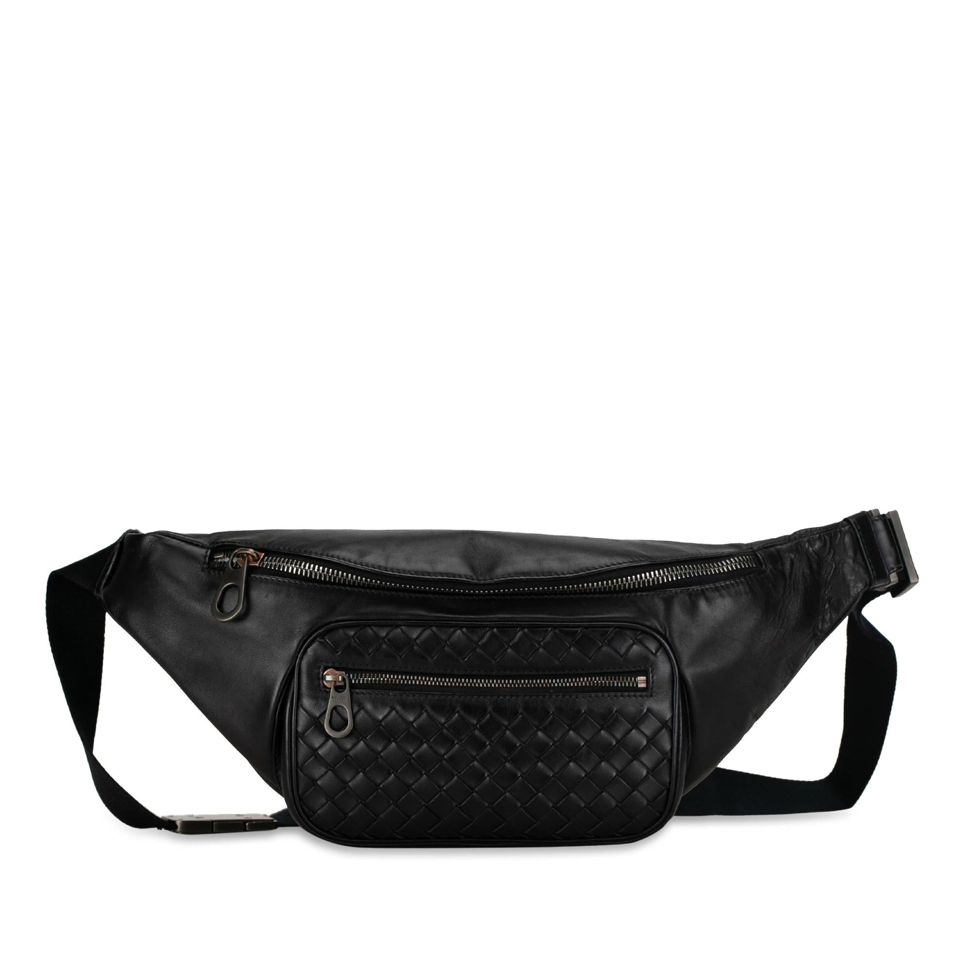 Luxury Bottega Veneta Intrecciato Belt Bag (SHG-f47Fr2)