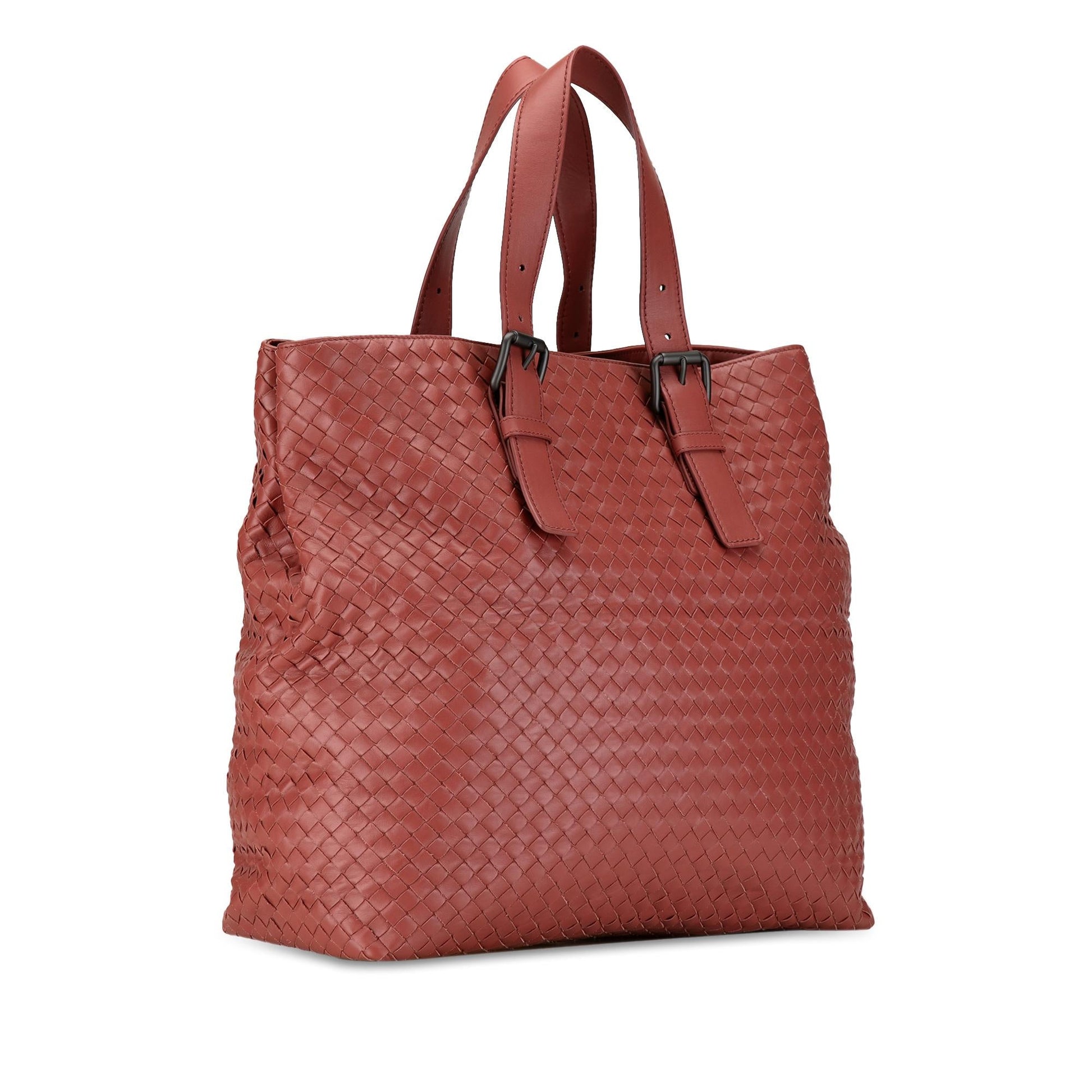 Luxury Bottega Veneta Intrecciato Belt Strap Tote Bag (SHG-dyfnpC)