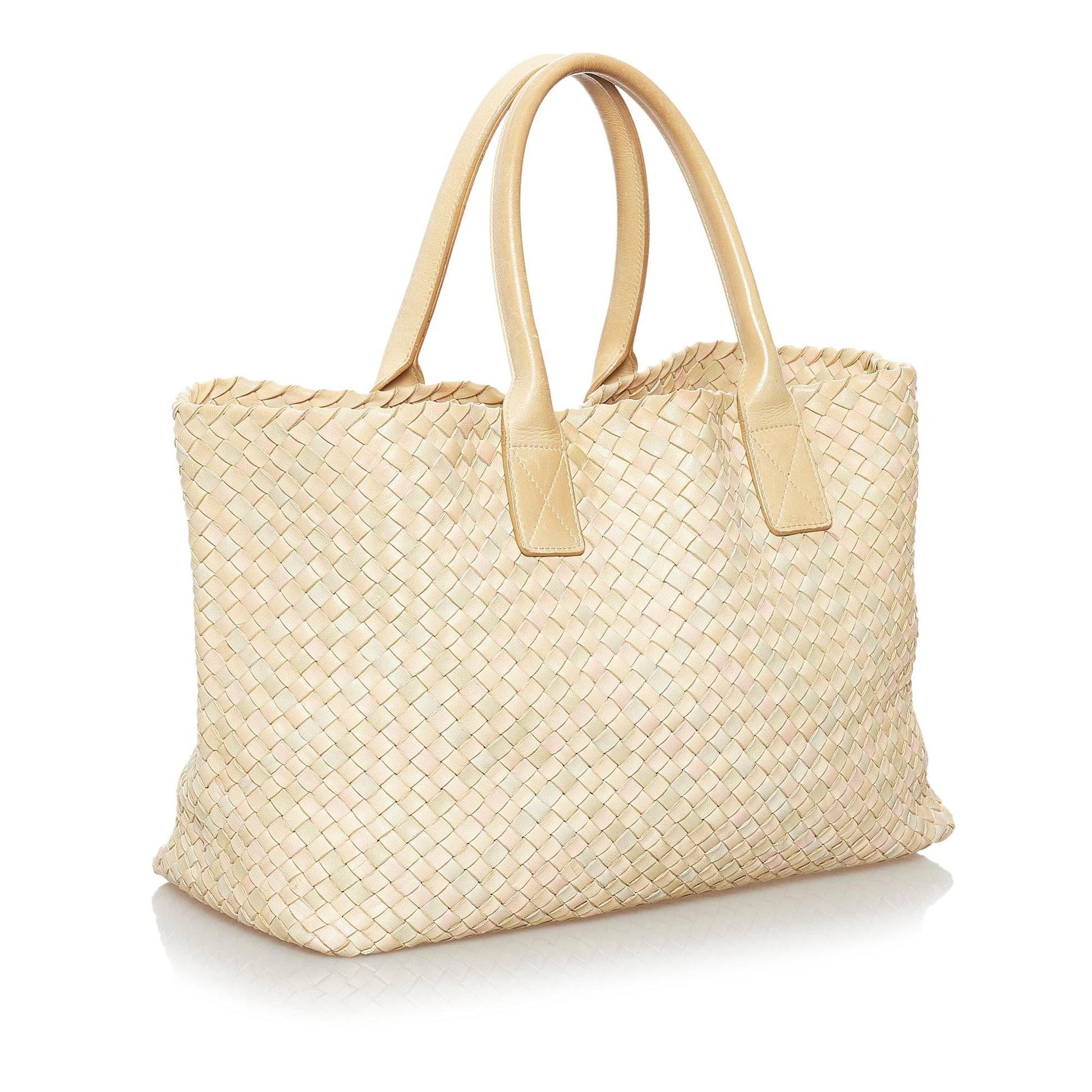 Luxury Bottega Veneta Intrecciato Capri Leather Tote Bag (SHG-31386)