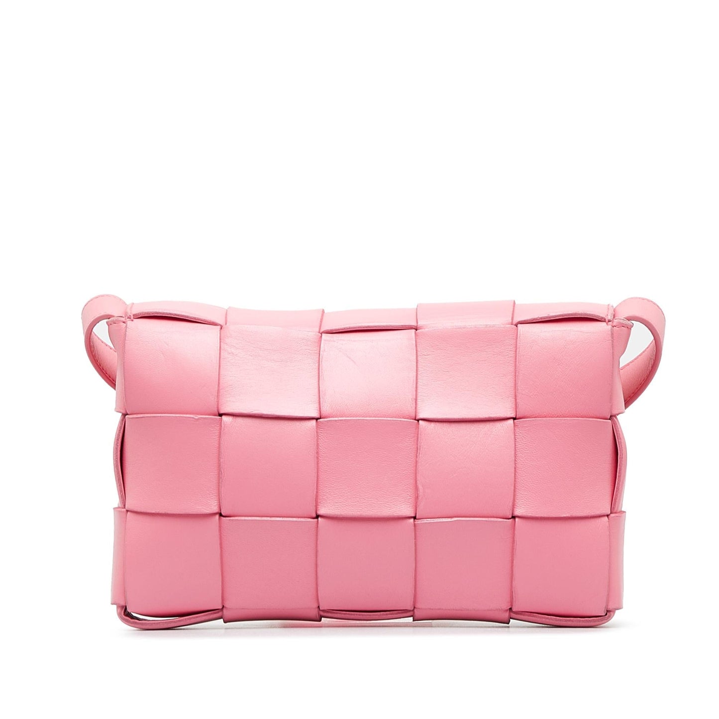 Luxury Bottega Veneta Intrecciato Cassette Leather Crossbody Bag (SHG-bylInr)