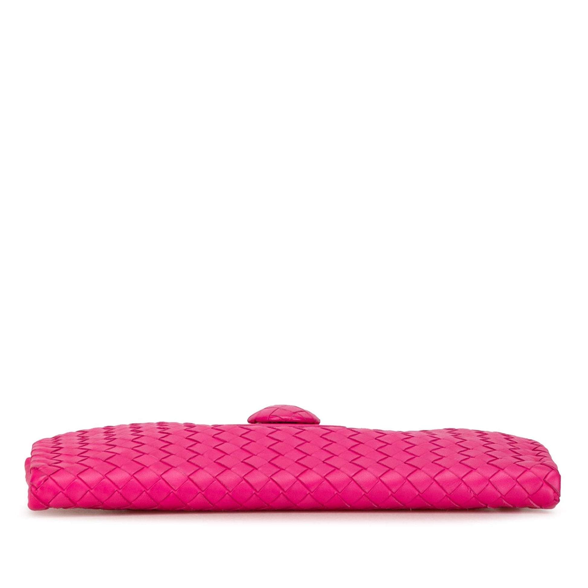 Luxury Bottega Veneta Intrecciato Flap Clutch (SHG-2qUOwB)