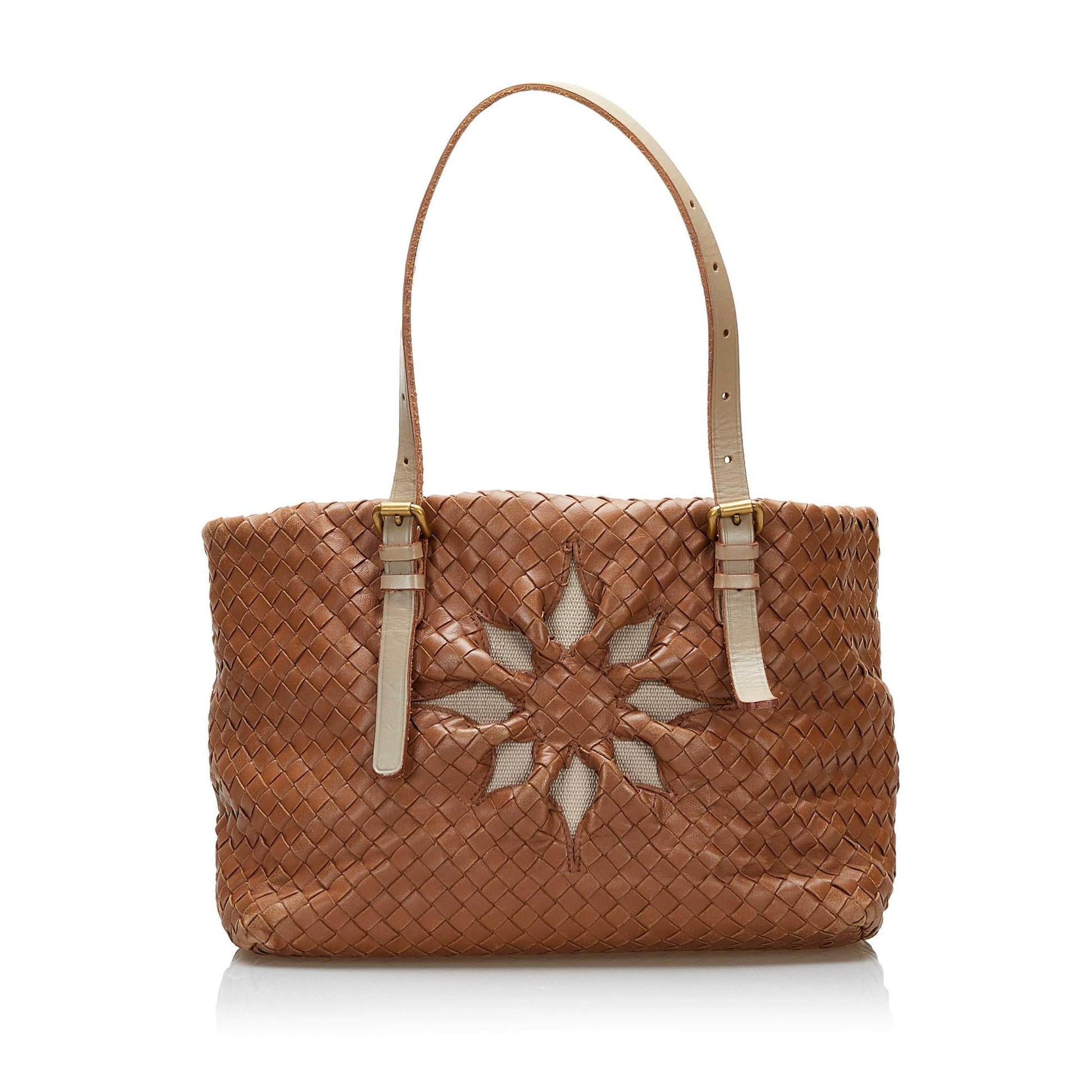 Luxury Bottega Veneta Intrecciato Flower Tote (SHG-iifMpY)