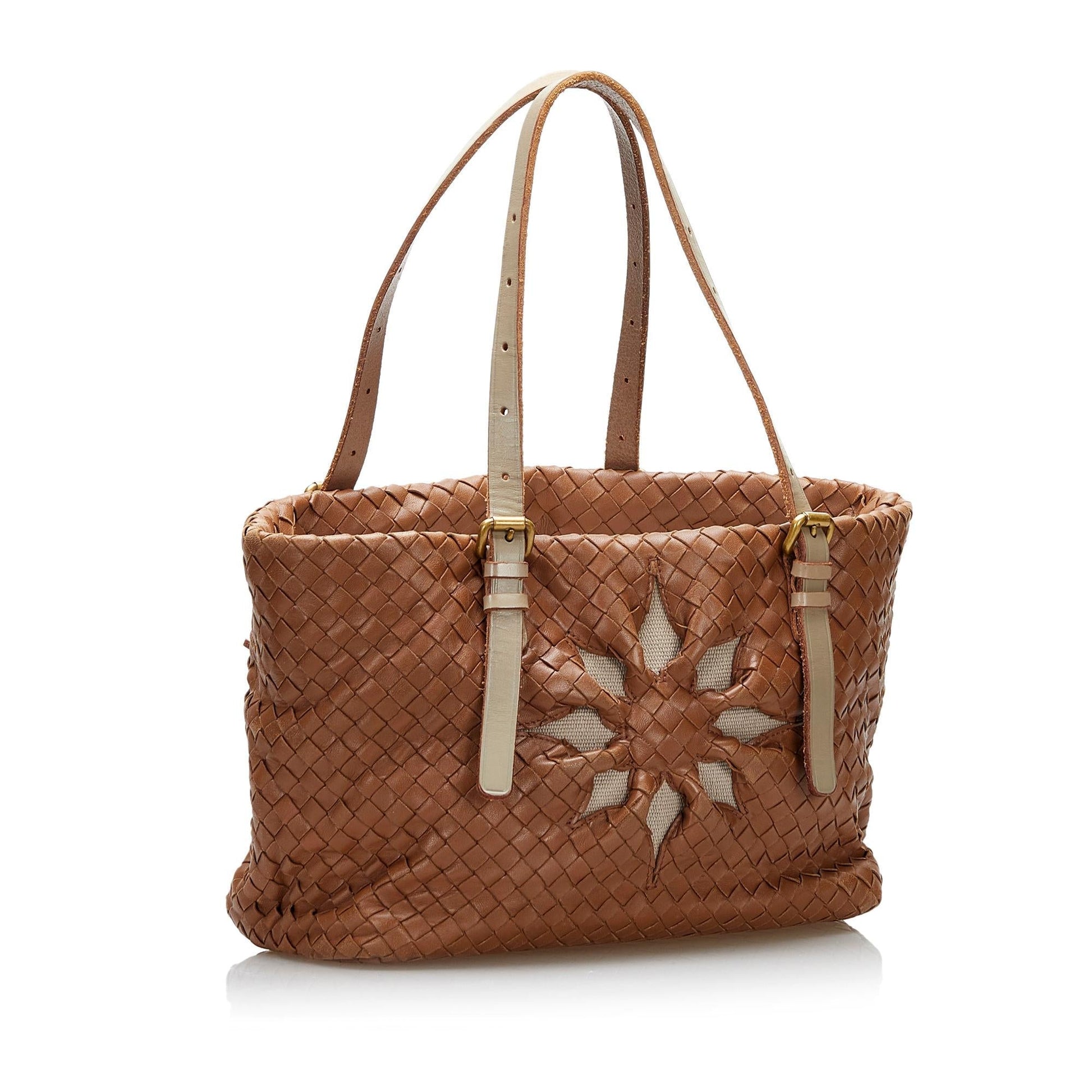 Luxury Bottega Veneta Intrecciato Flower Tote (SHG-iifMpY)