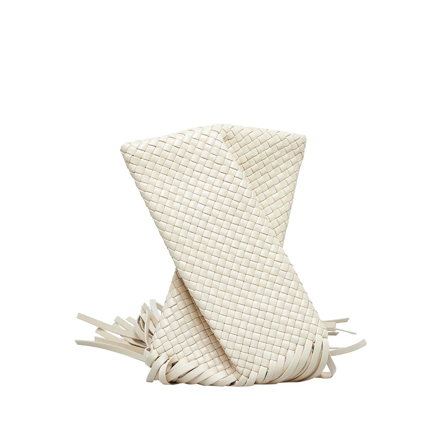 Luxury Bottega Veneta Intrecciato Fringe Crisscross Clutch (SHG-hpJJNm)
