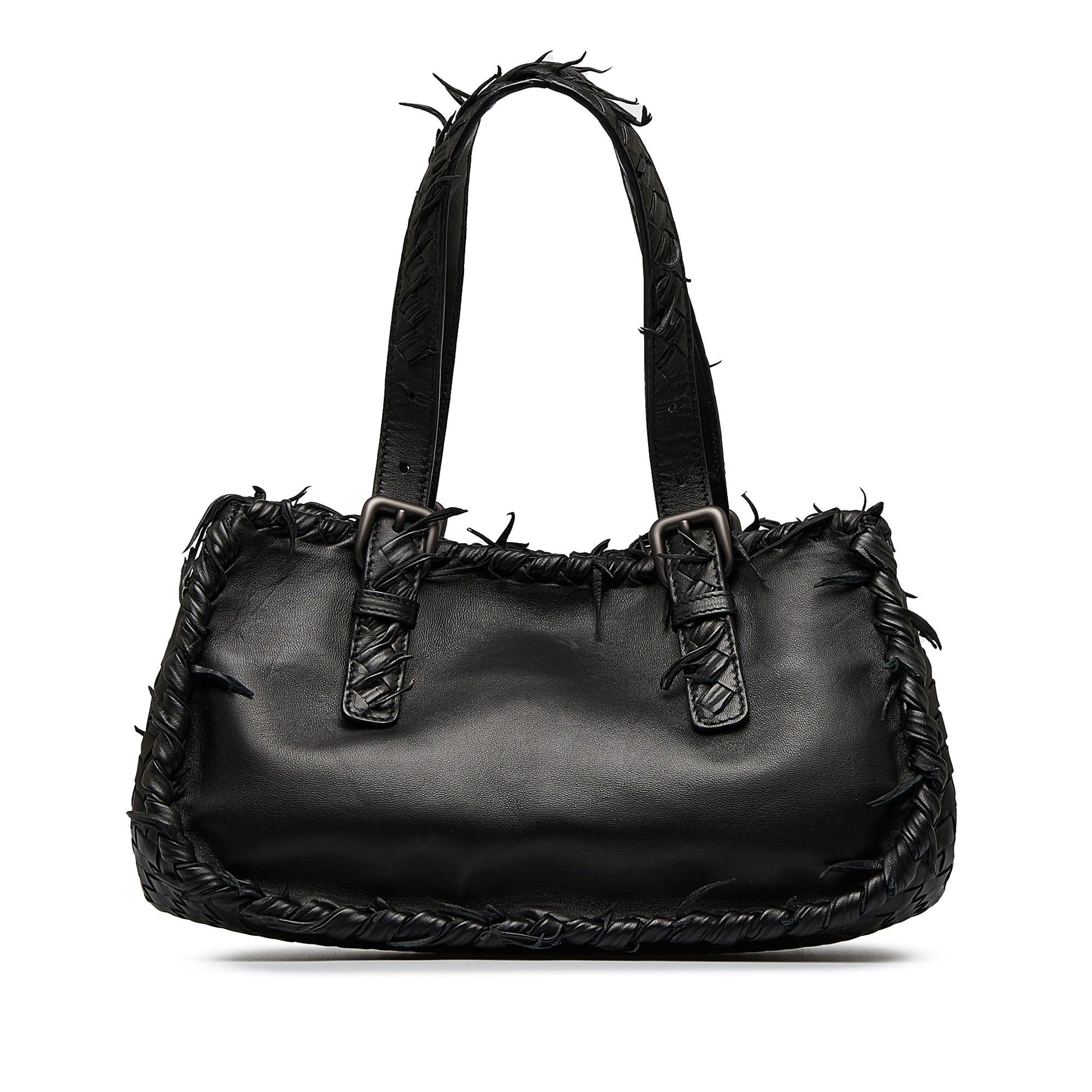 Luxury Bottega Veneta Intrecciato Fringe Handbag (SHG-R4KZcS)