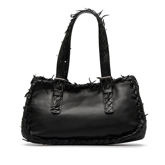 Luxury Bottega Veneta Intrecciato Fringe Handbag (SHG-R4KZcS)