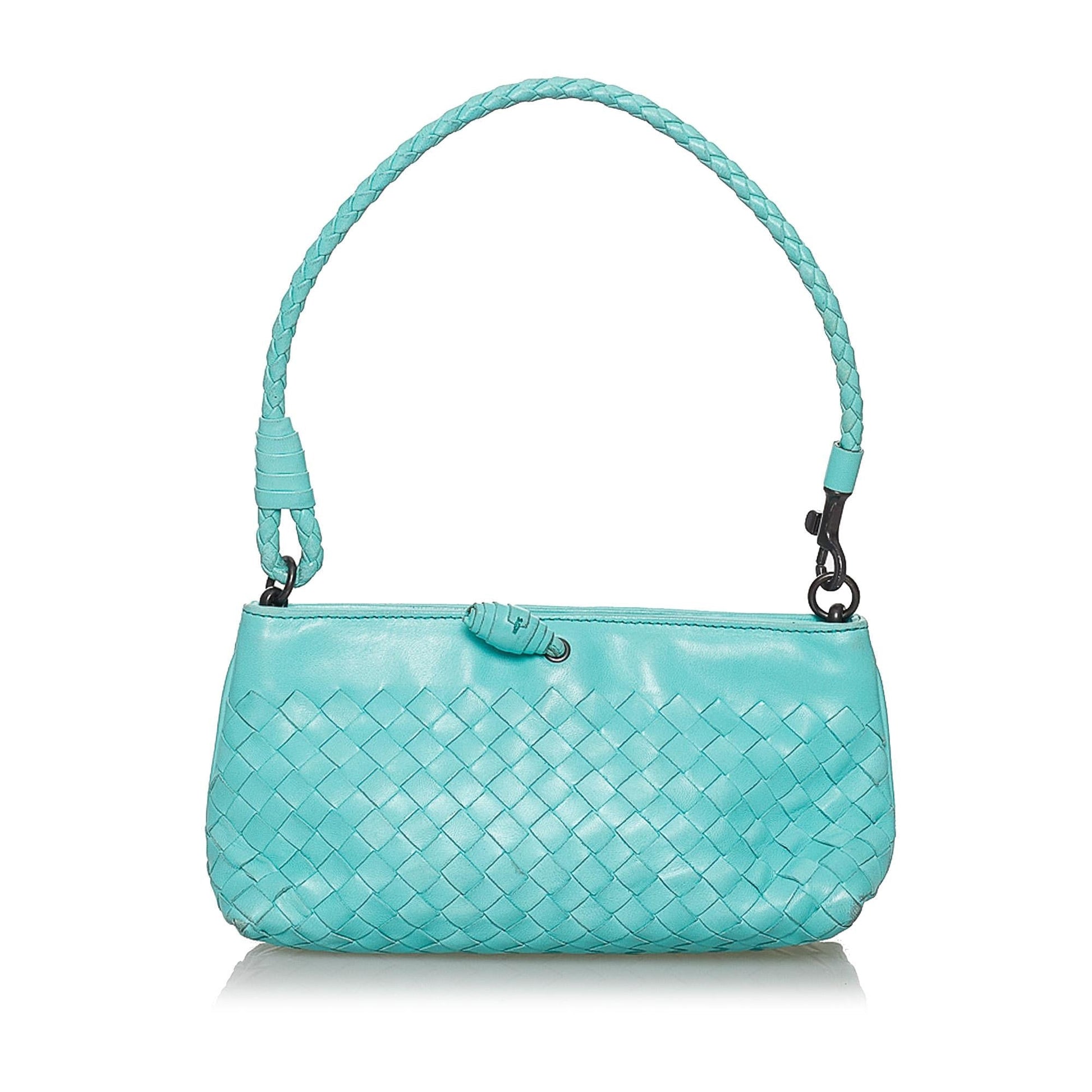 Luxury Bottega Veneta Intrecciato Leather Baguette (SHG-30909)