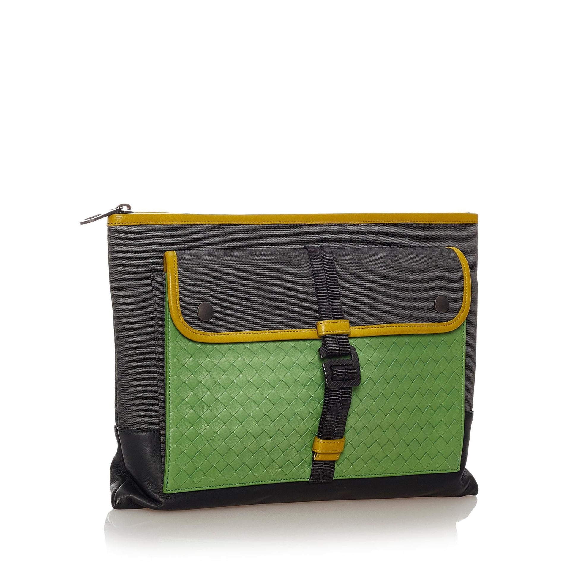 Luxury Bottega Veneta Intrecciato Leather Clutch Bag (SHG-27401)