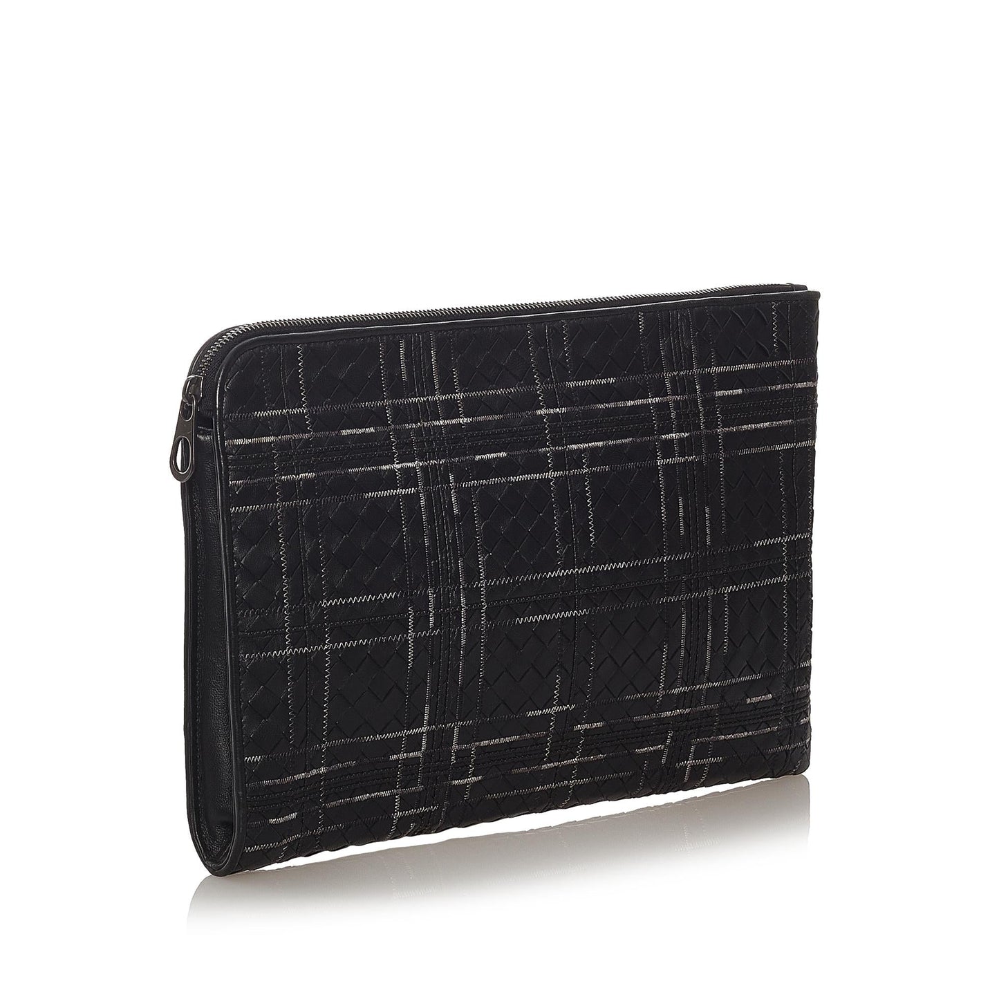 Luxury Bottega Veneta Intrecciato Leather Clutch Bag (SHG-27403)