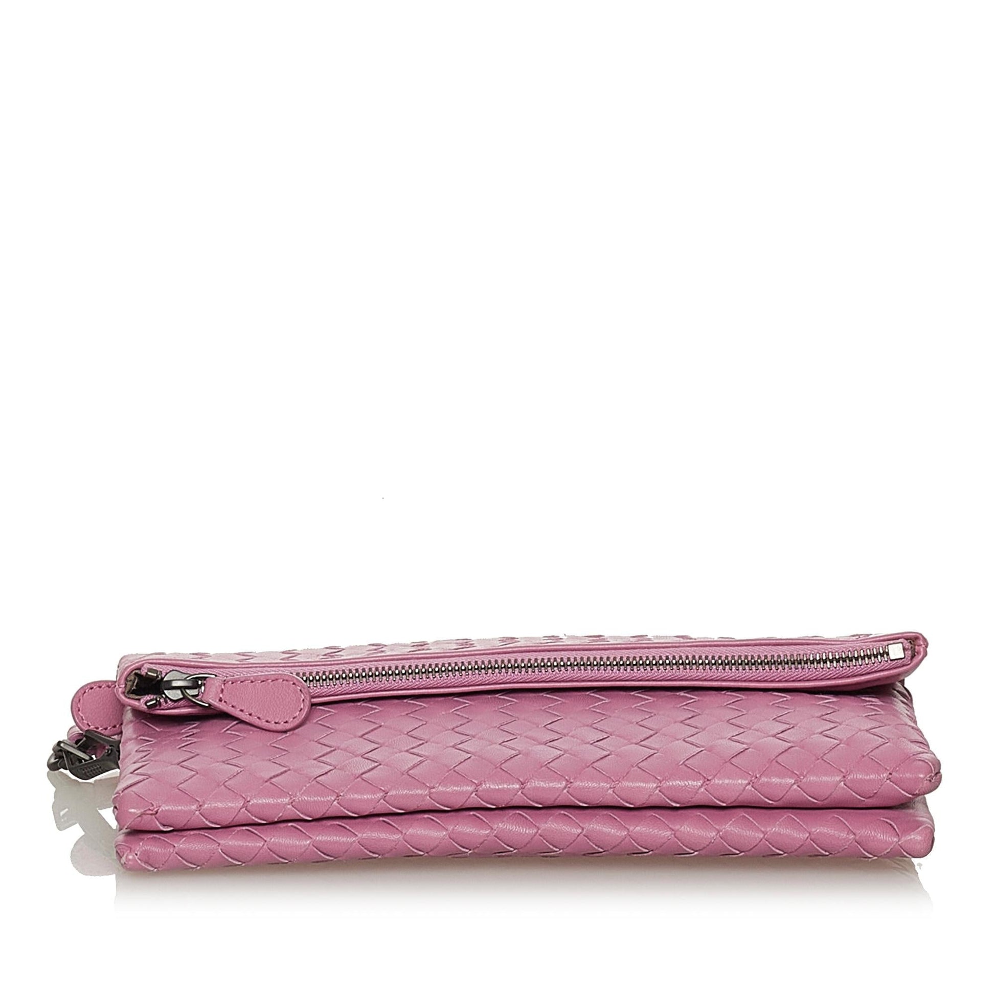 Luxury Bottega Veneta Intrecciato Leather Clutch Bag (SHG-28567)