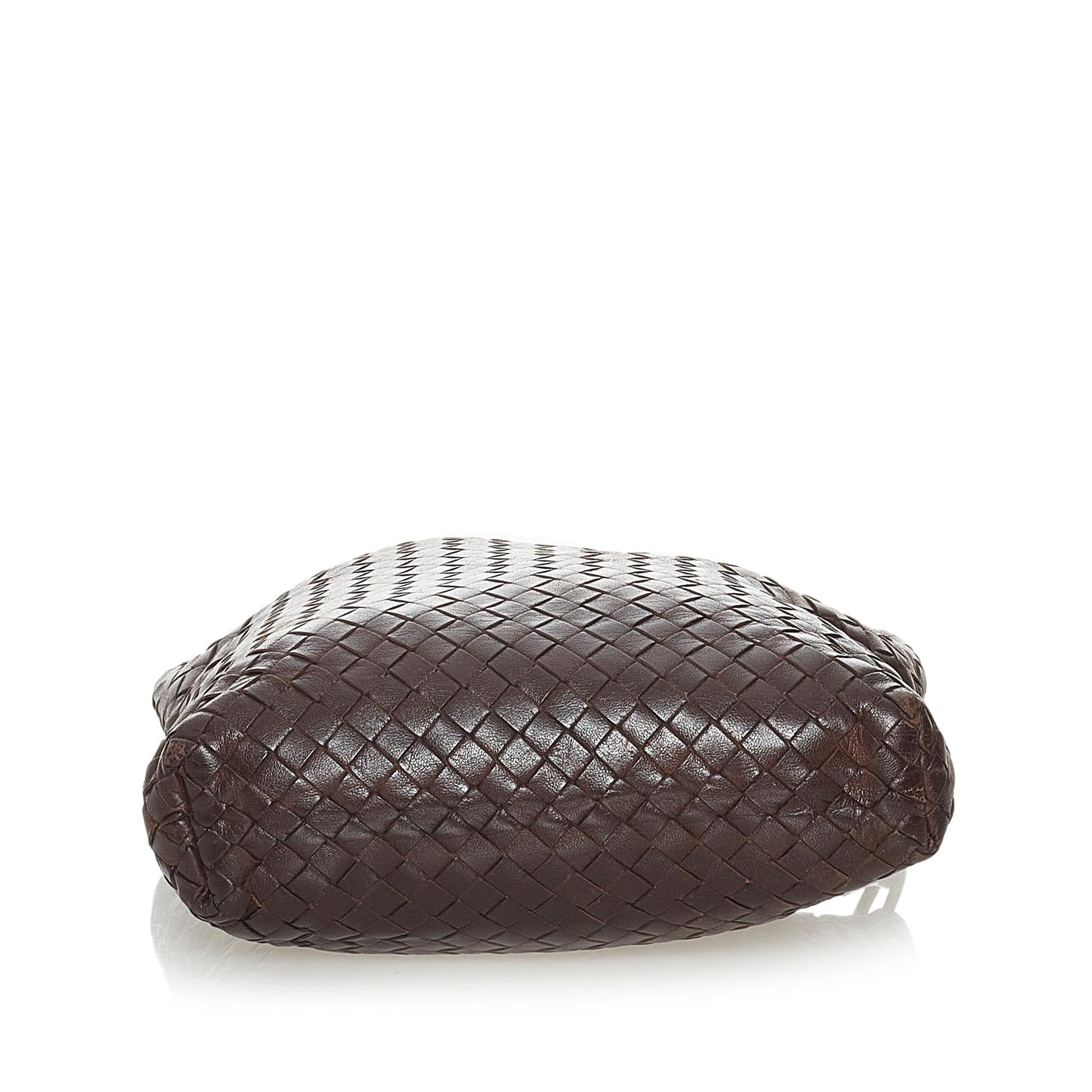 Luxury Bottega Veneta Intrecciato Leather Crossbody Bag (SHG-28131)