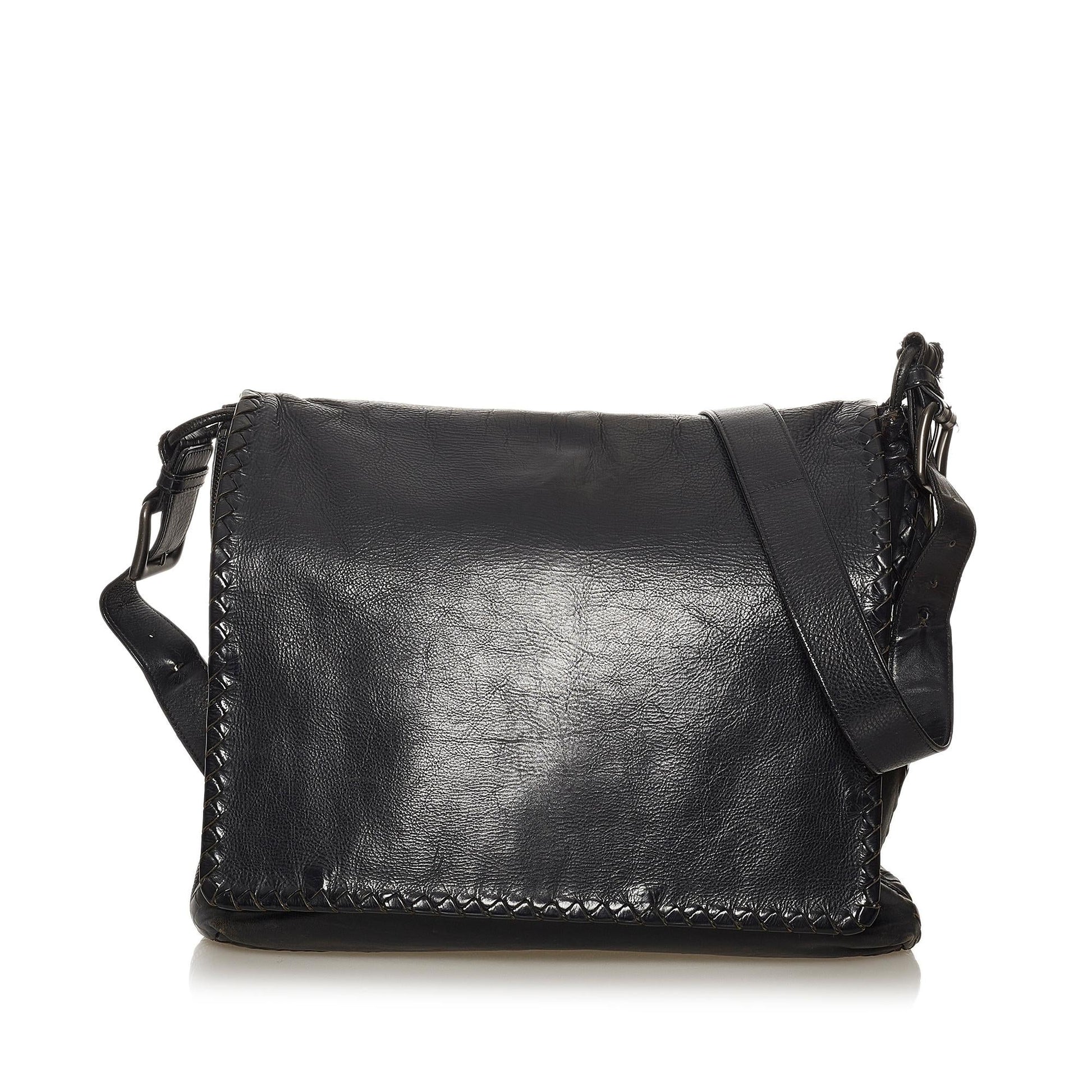 Luxury Bottega Veneta Intrecciato Leather Crossbody Bag (SHG-29264)